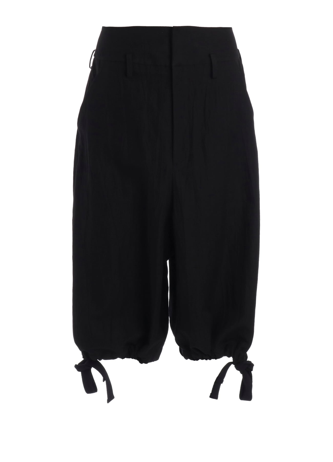 MIXED WEAVE TWILL BERMUDA PANTS