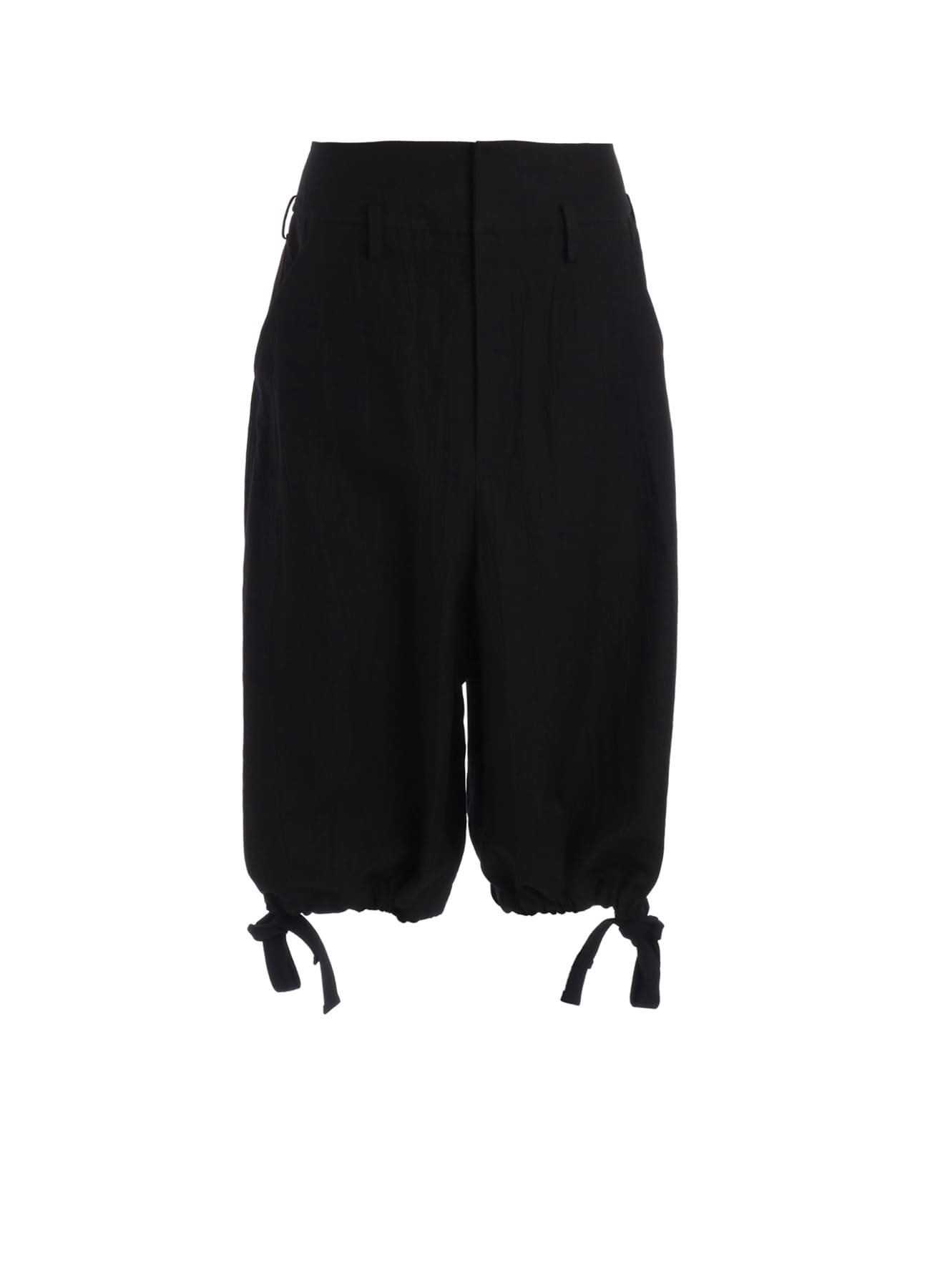 MIXED WEAVE TWILL BERMUDA PANTS