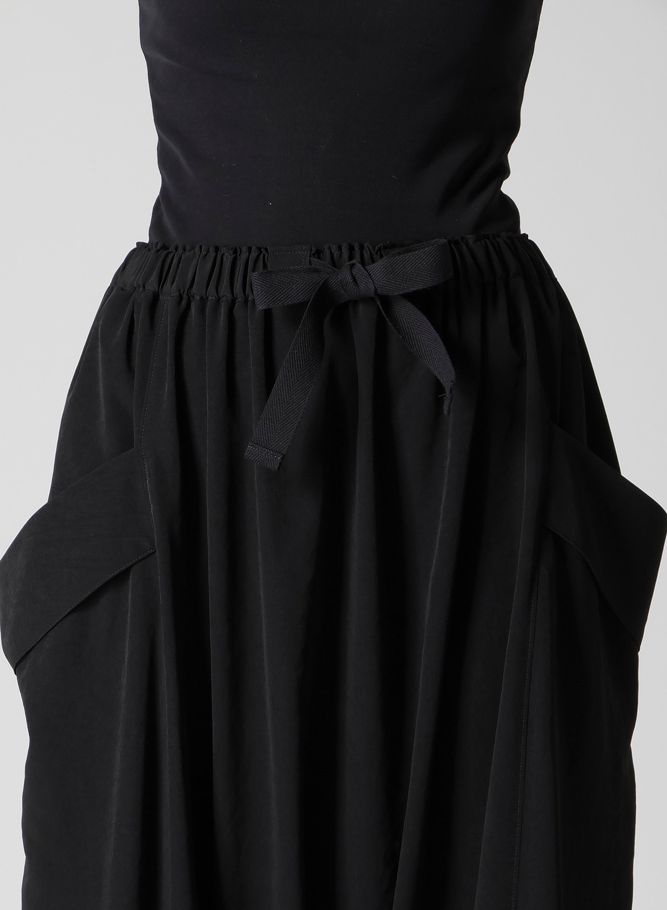 TA/PE CREPE DE CHINE BIG POCKET SAROUEL PANTS