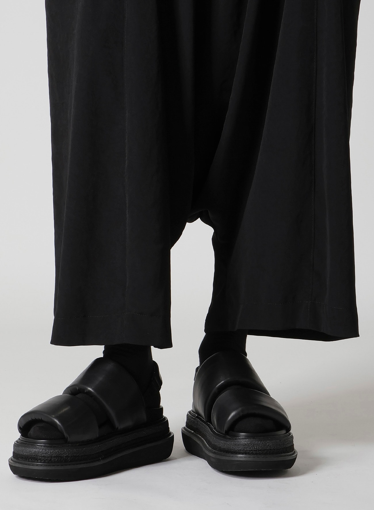 TA/PE CREPE DE CHINE BIG POCKET SAROUEL PANTS