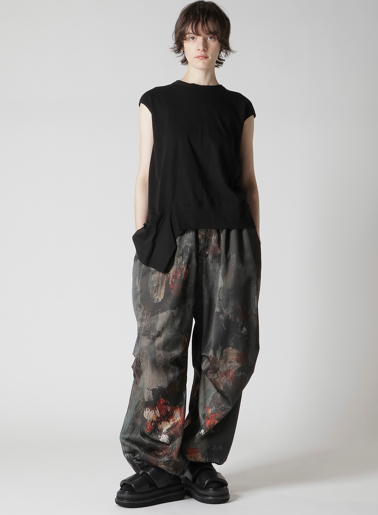 FLOWER PT PARACHUTE PANTS