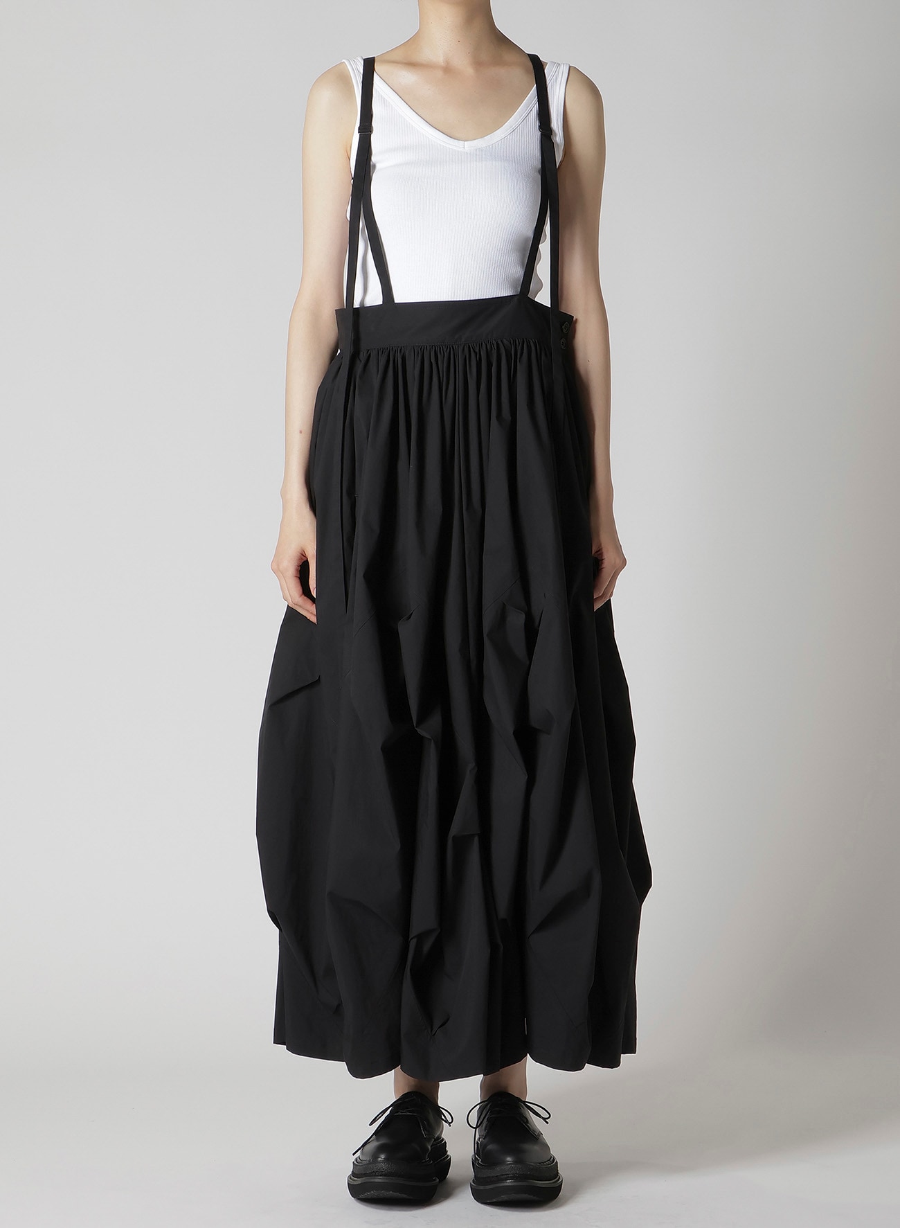 C/PE WEATHER CLOTH SUSPENDER SKIRT