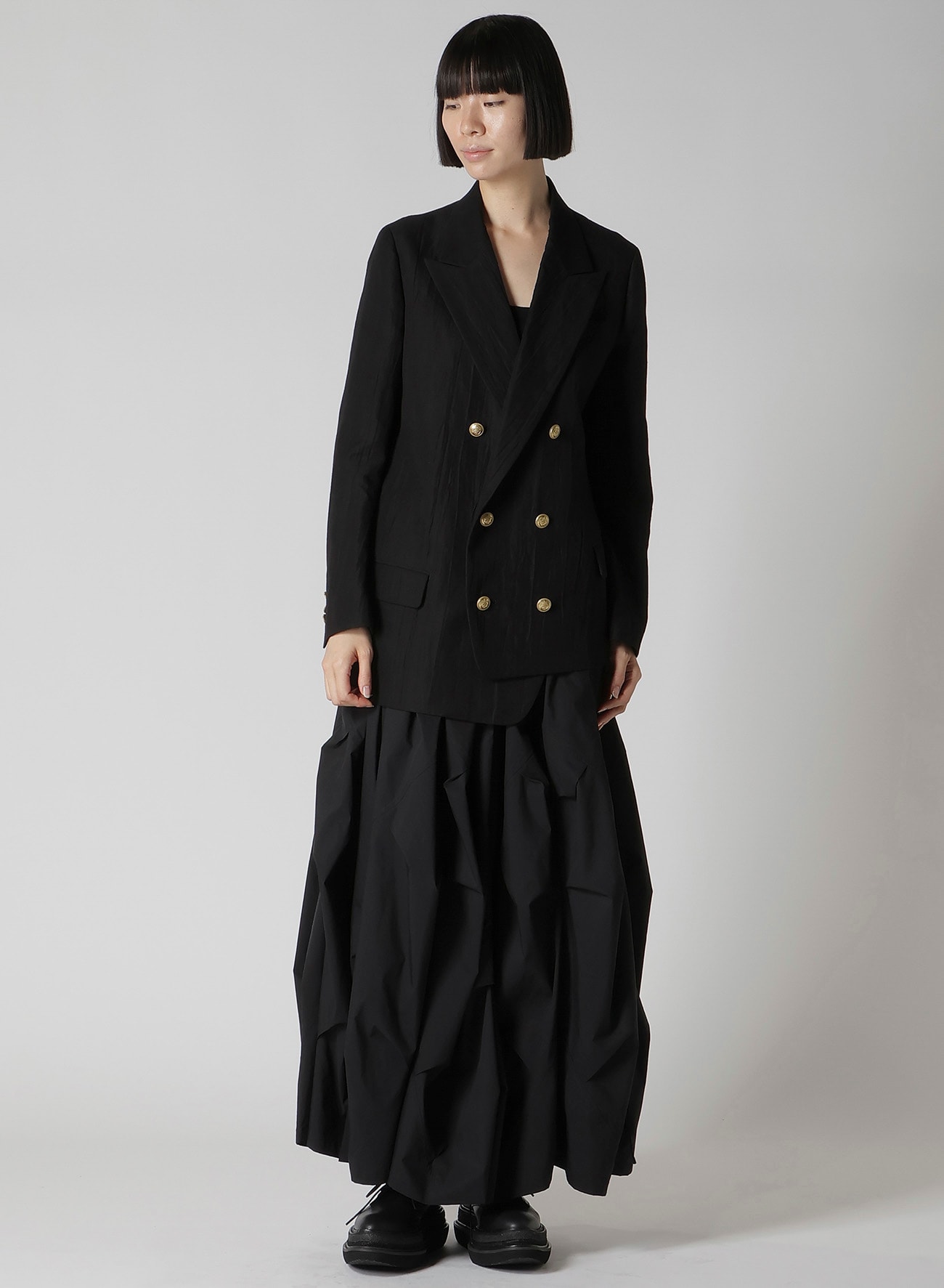 C/PE WEATHER CLOTH SUSPENDER SKIRT