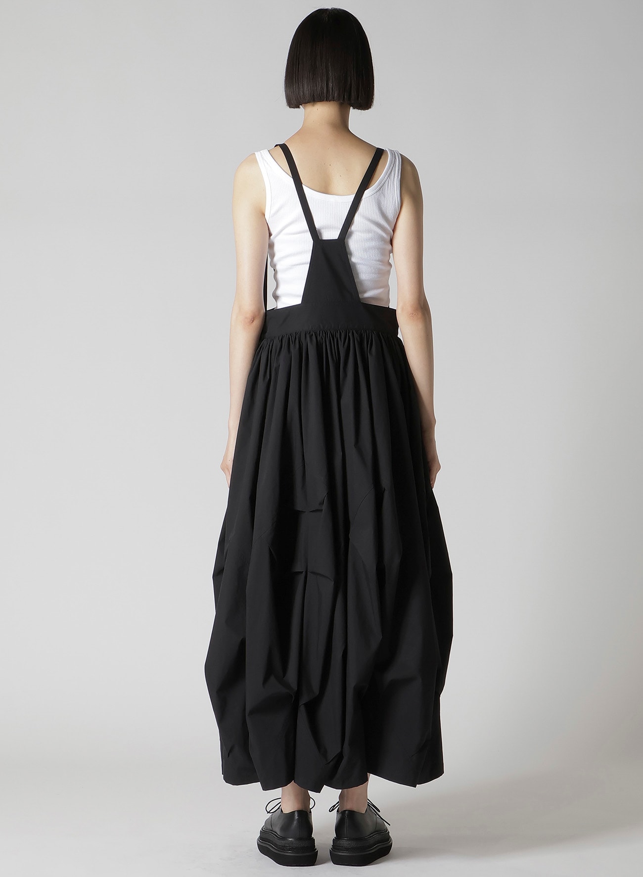 C/PE WEATHER CLOTH SUSPENDER SKIRT