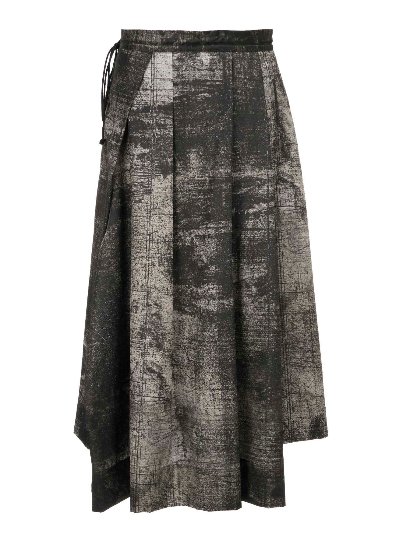 WALL PT UNBALANCED TUCK SKIRT