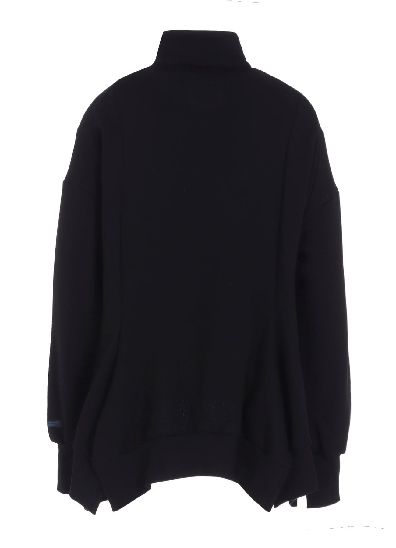 Liy/C FRENCH TERRY FLARED HALF-ZIP PULLOVER