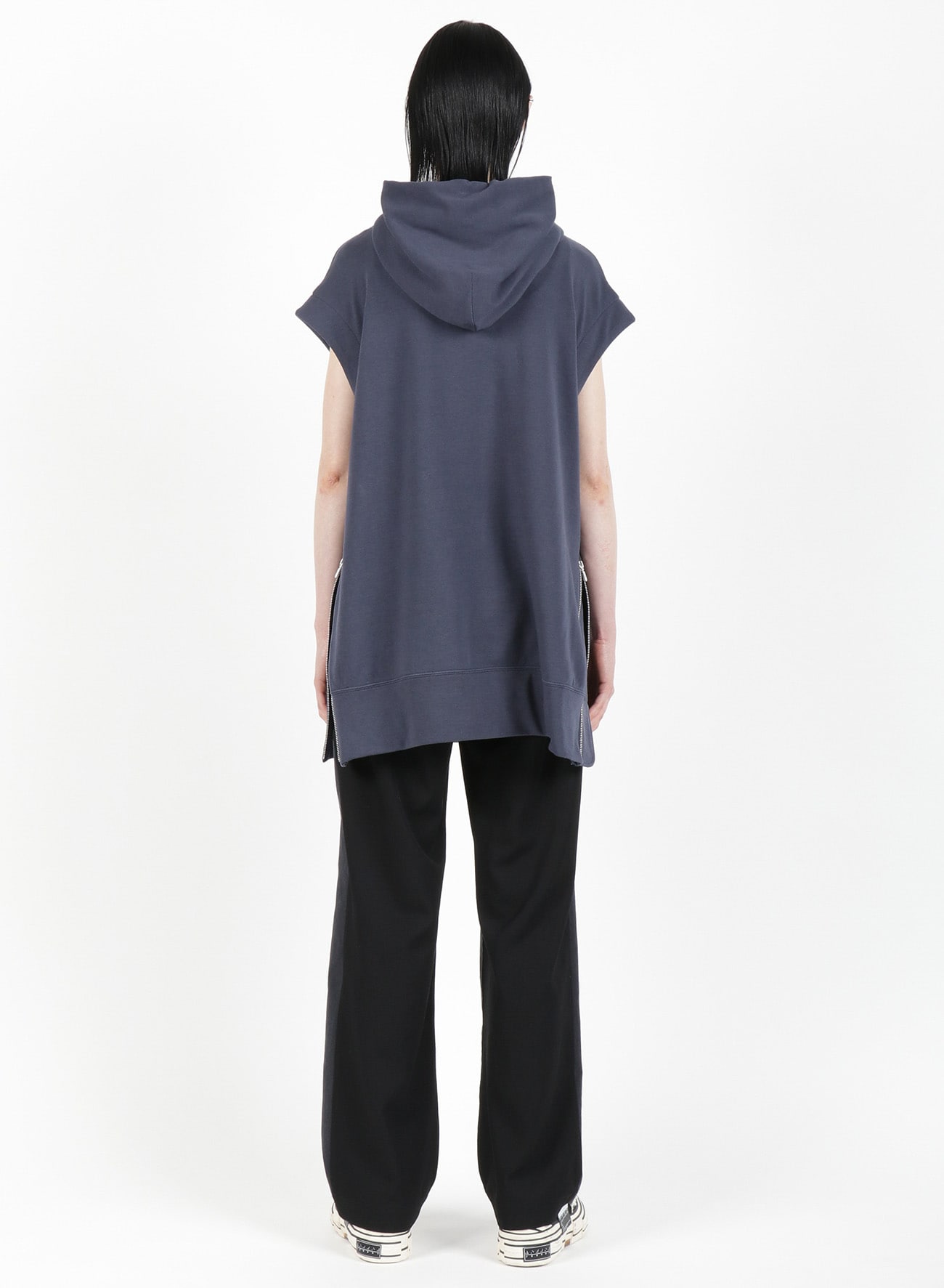 GAUZE FLEECY LINING R-HOODIE SWEAT