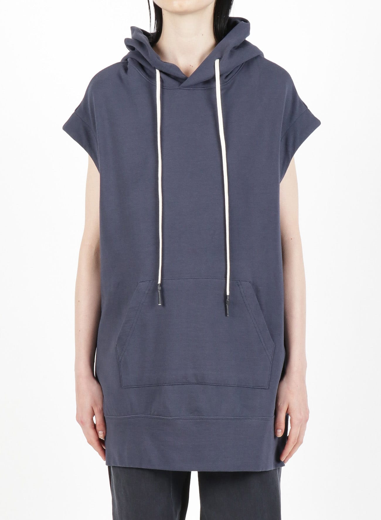 GAUZE FLEECY LINING R-HOODIE SWEAT