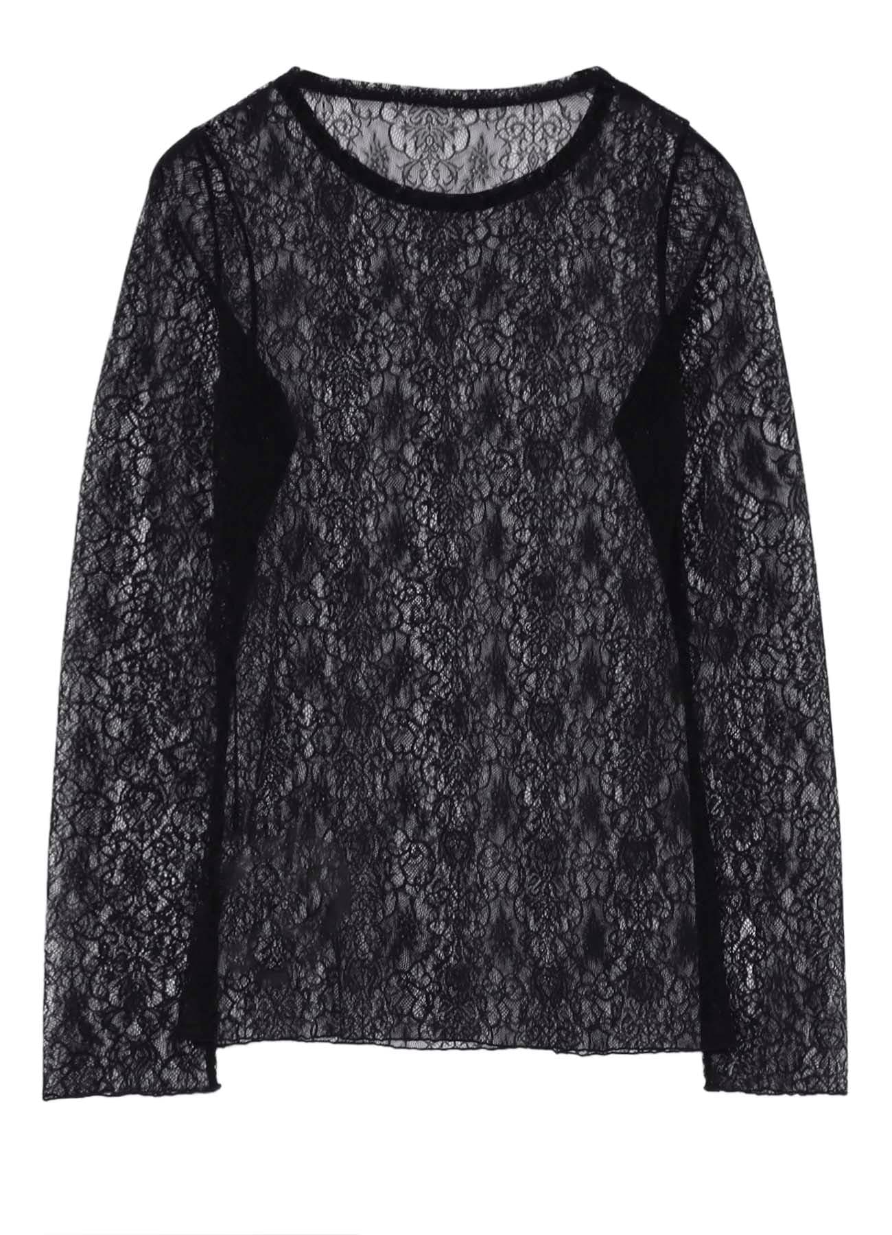 STREACH LACE PULLOVER