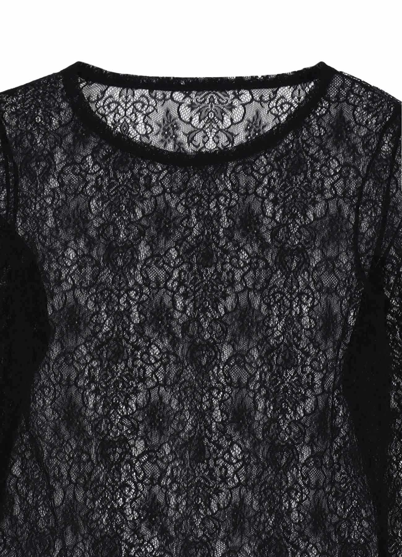 STREACH LACE PULLOVER