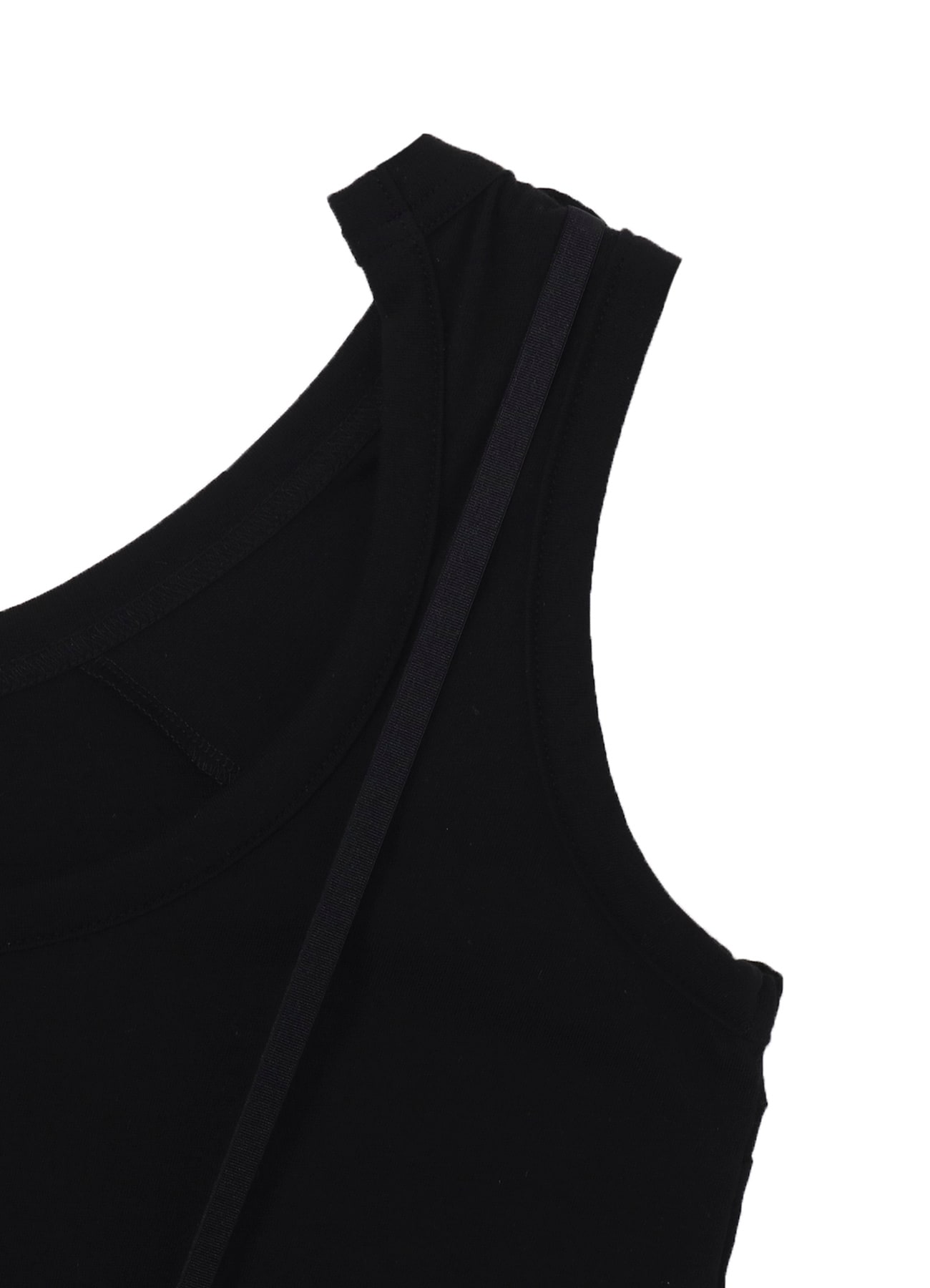 COTTON SINGLE JERSEY LACE TANK TOP