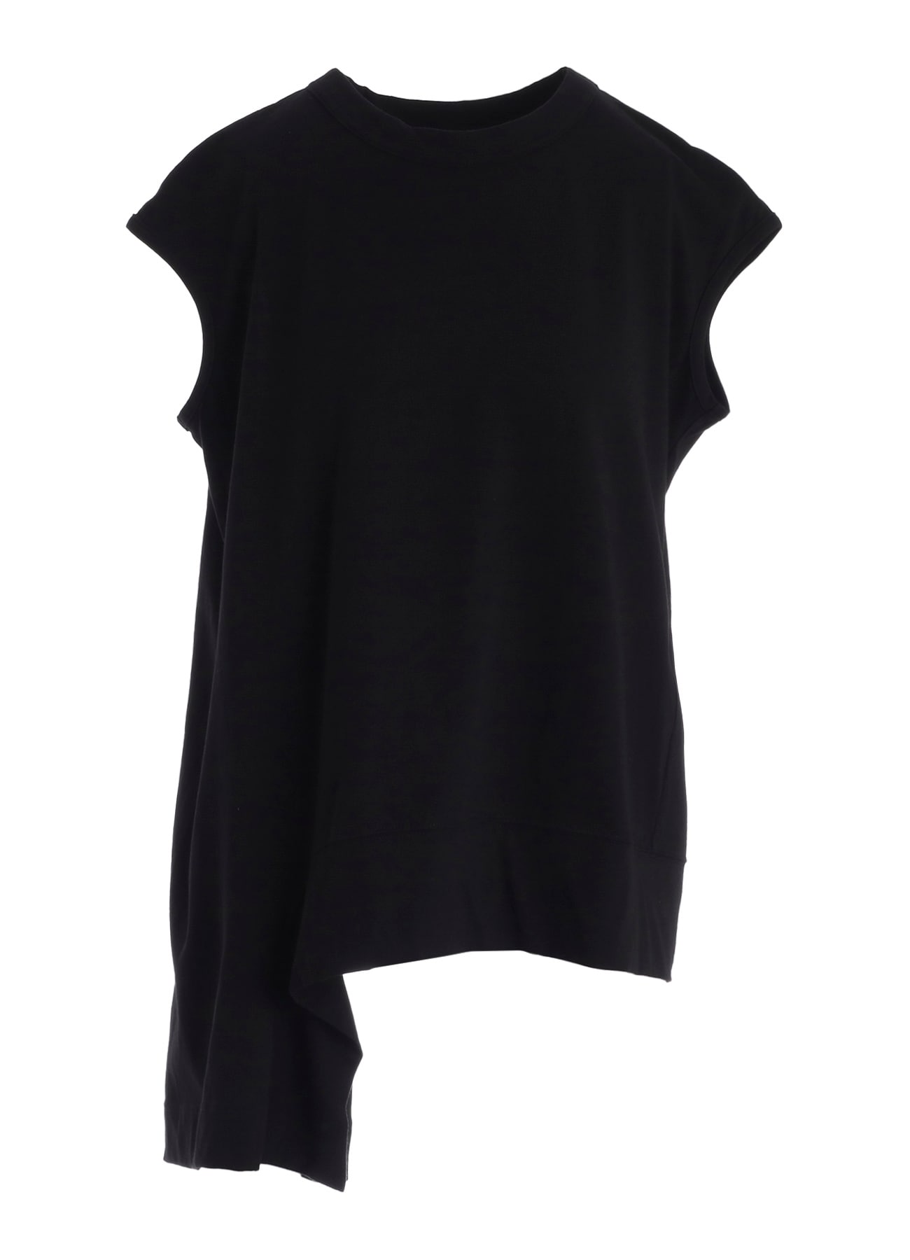 COTTON SINGLE JERSEY V TWISTED T-SHIRT