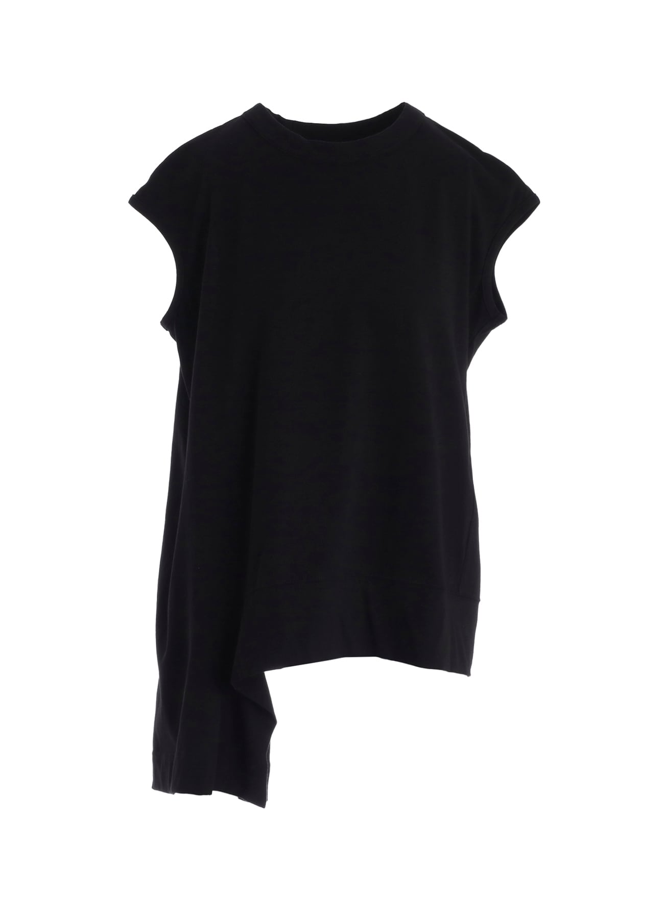 COTTON SINGLE JERSEY V TWISTED T-SHIRT