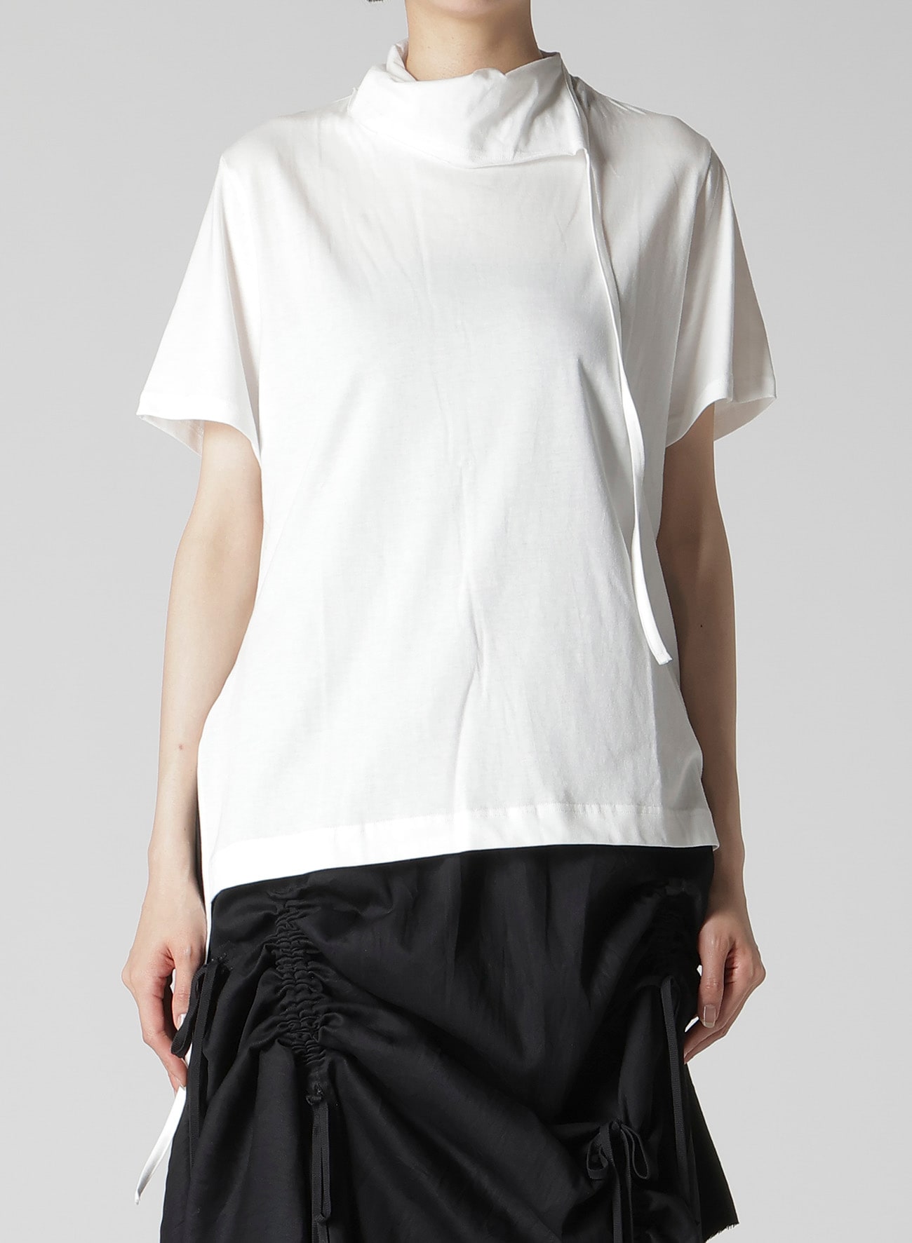 COTTON SINGLE JERSEY BINDER SHORT SLV T