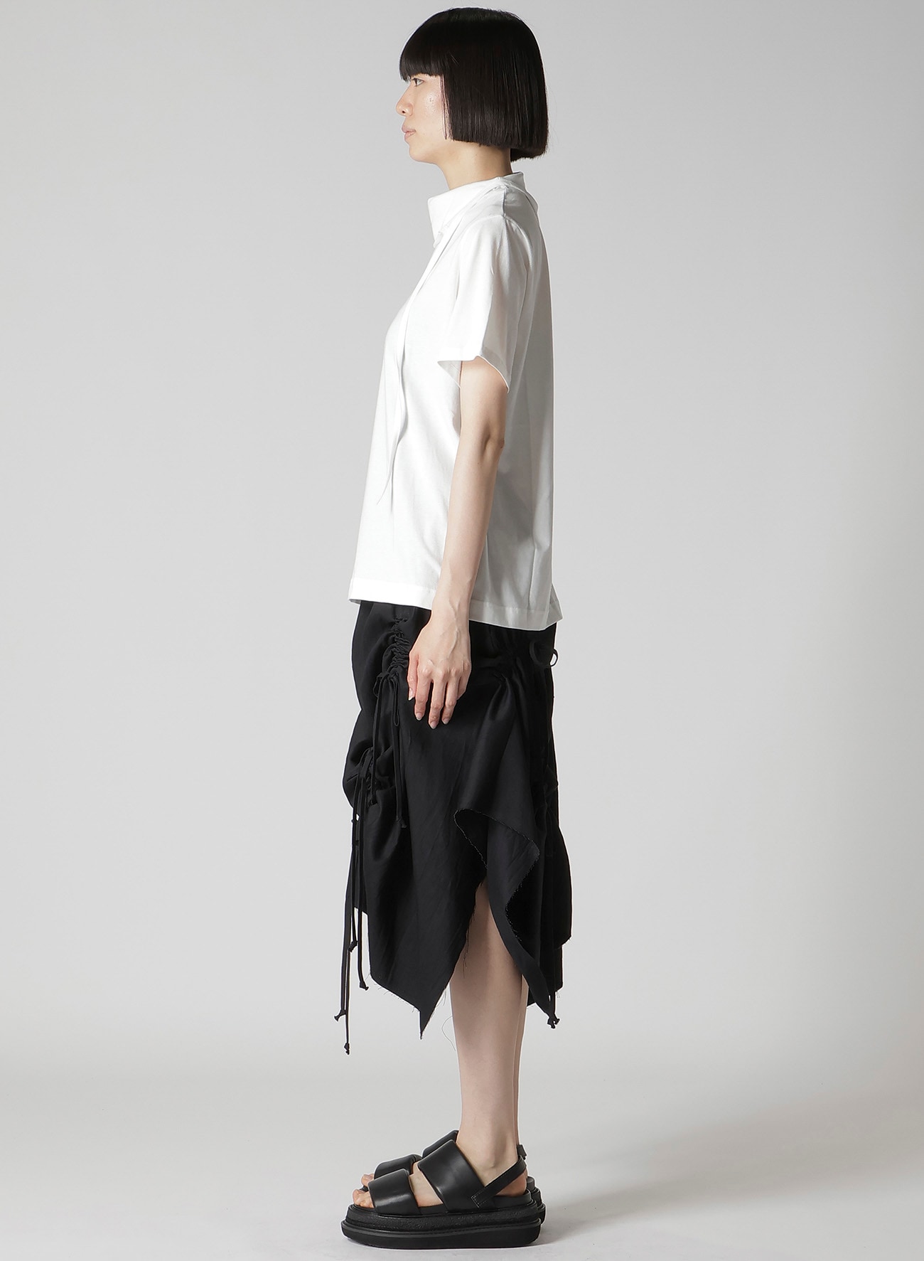 COTTON SINGLE JERSEY BINDER SHORT SLV T