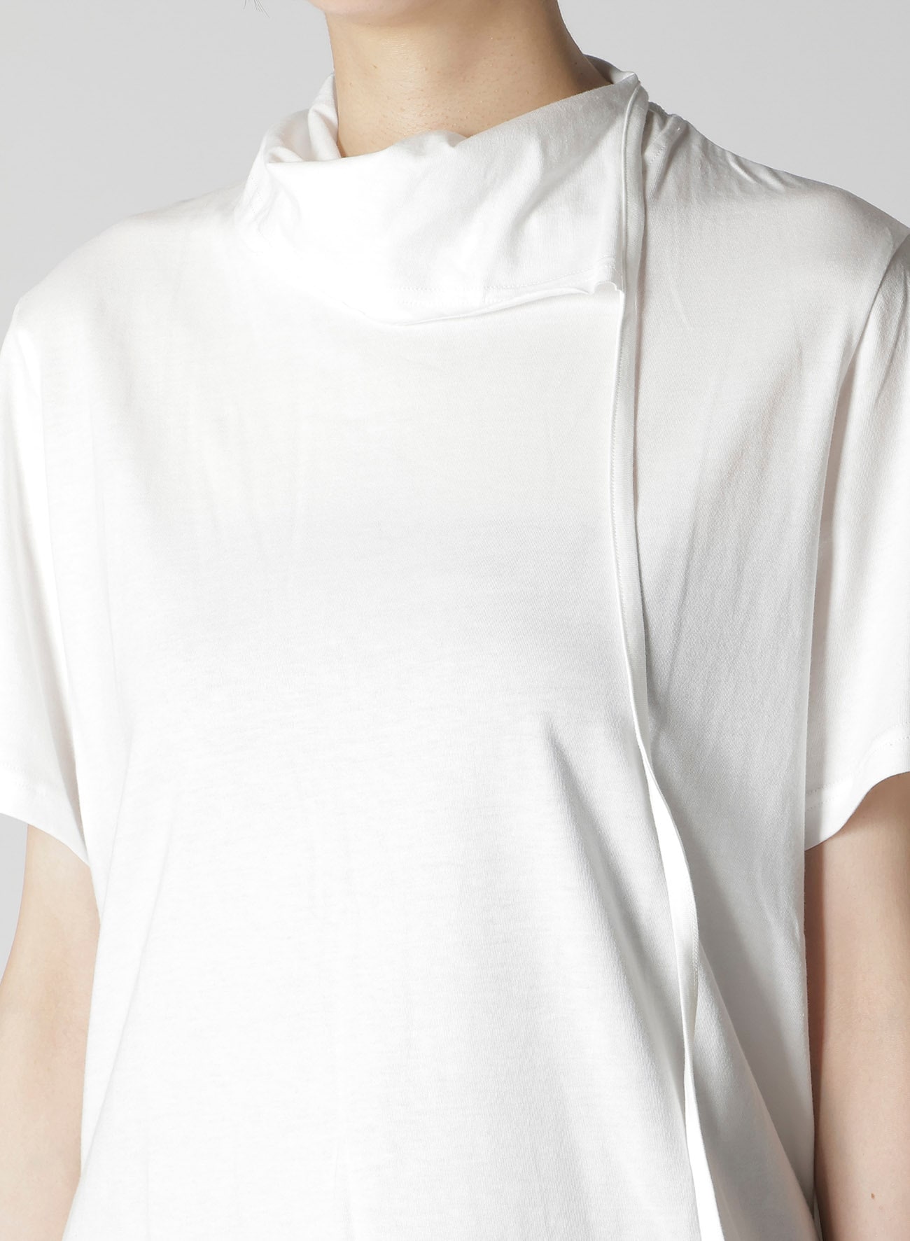 COTTON SINGLE JERSEY BINDER SHORT SLV T