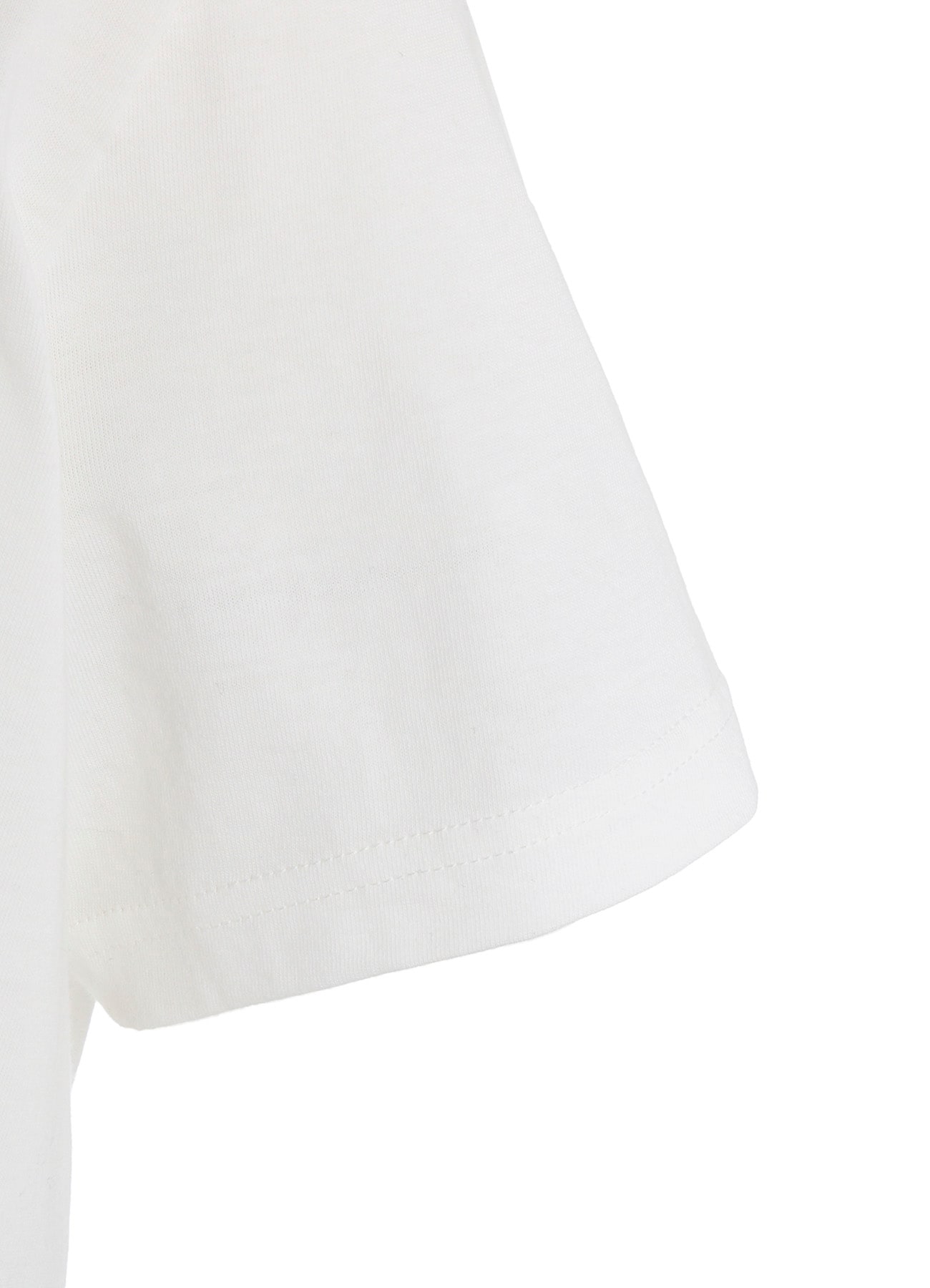 COTTON SINGLE JERSEY V TWISTED T-SHIRT