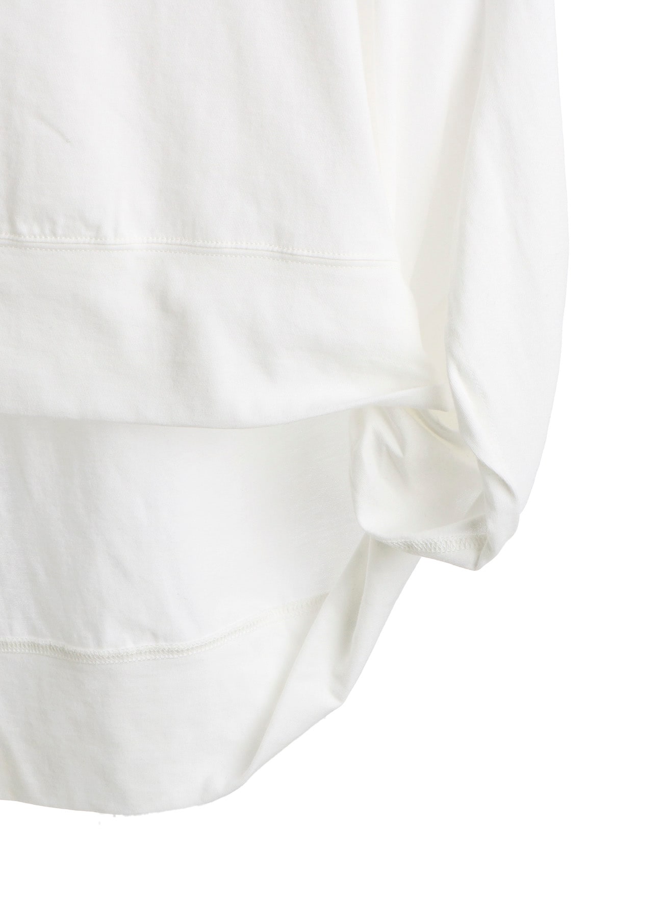 COTTON SINGLE JERSEY V TWISTED T-SHIRT