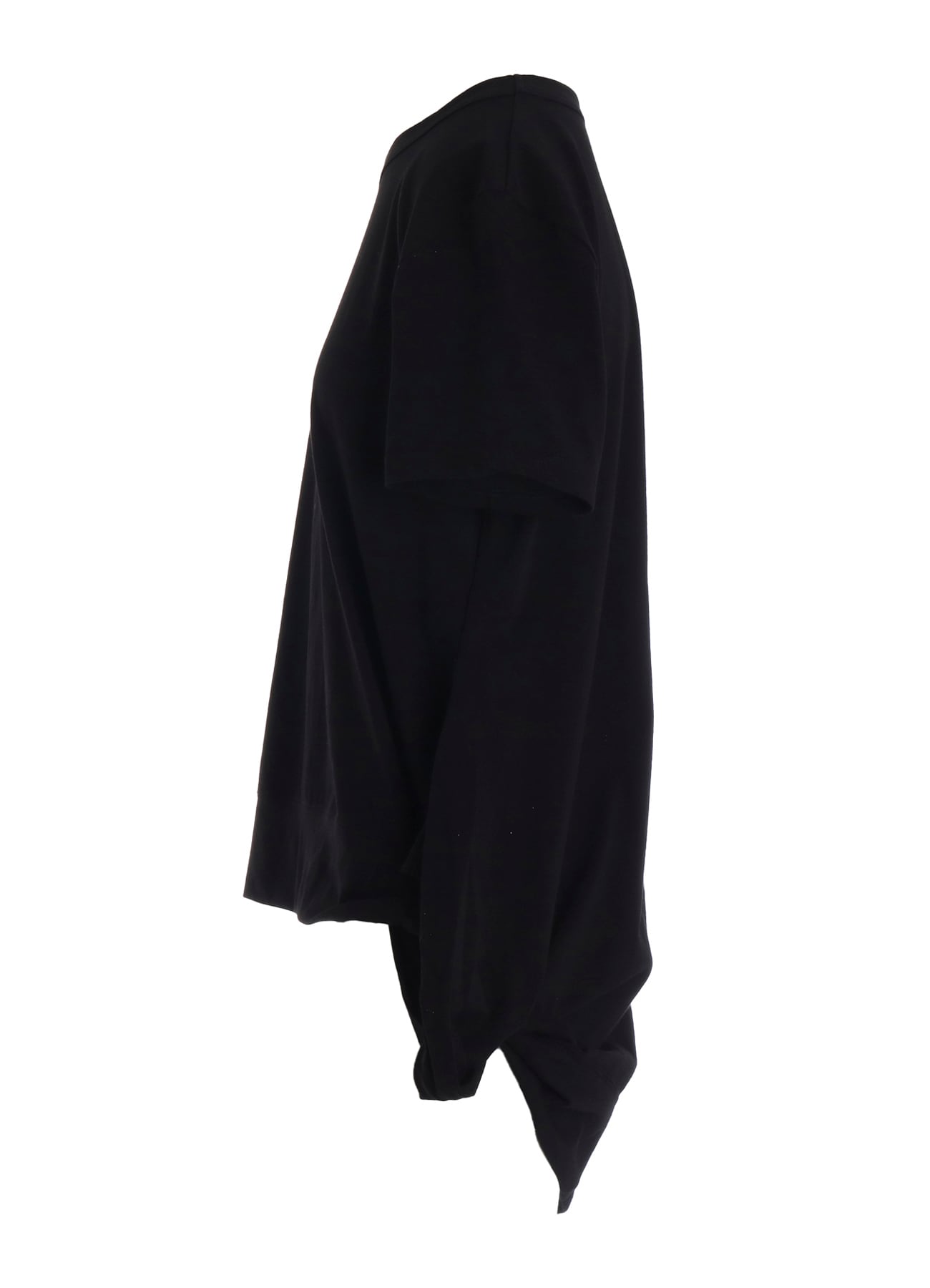 COTTON SINGLE JERSEY V TWISTED T-SHIRT