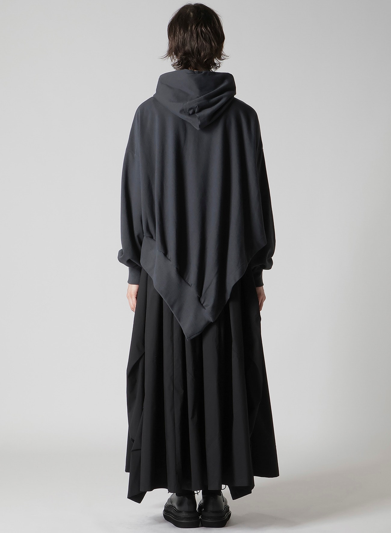 HEAVY WEIGHT FRENCH TERRY UNBALANCED HOODIE
