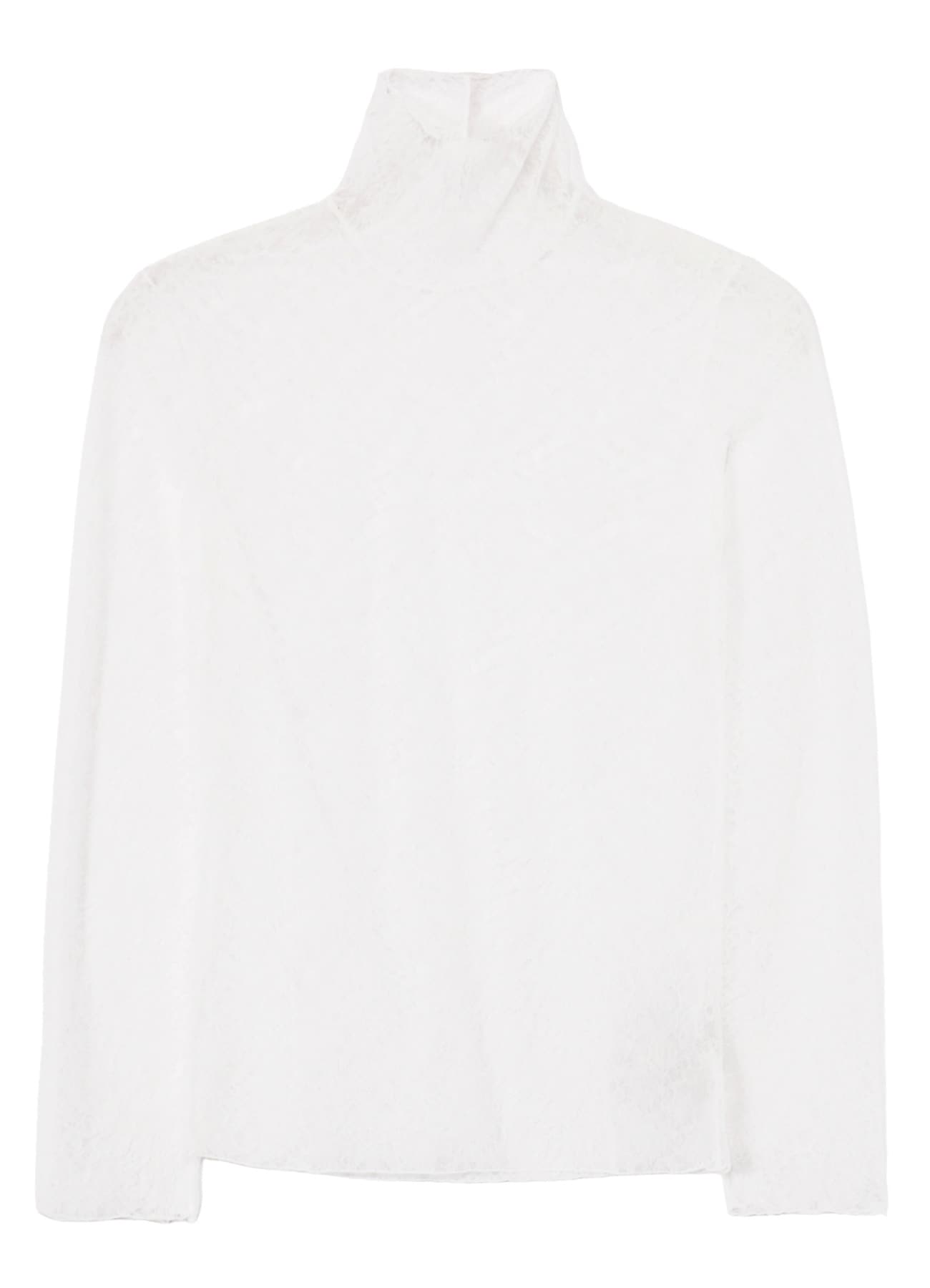 STREACH LACE TURTLENECK