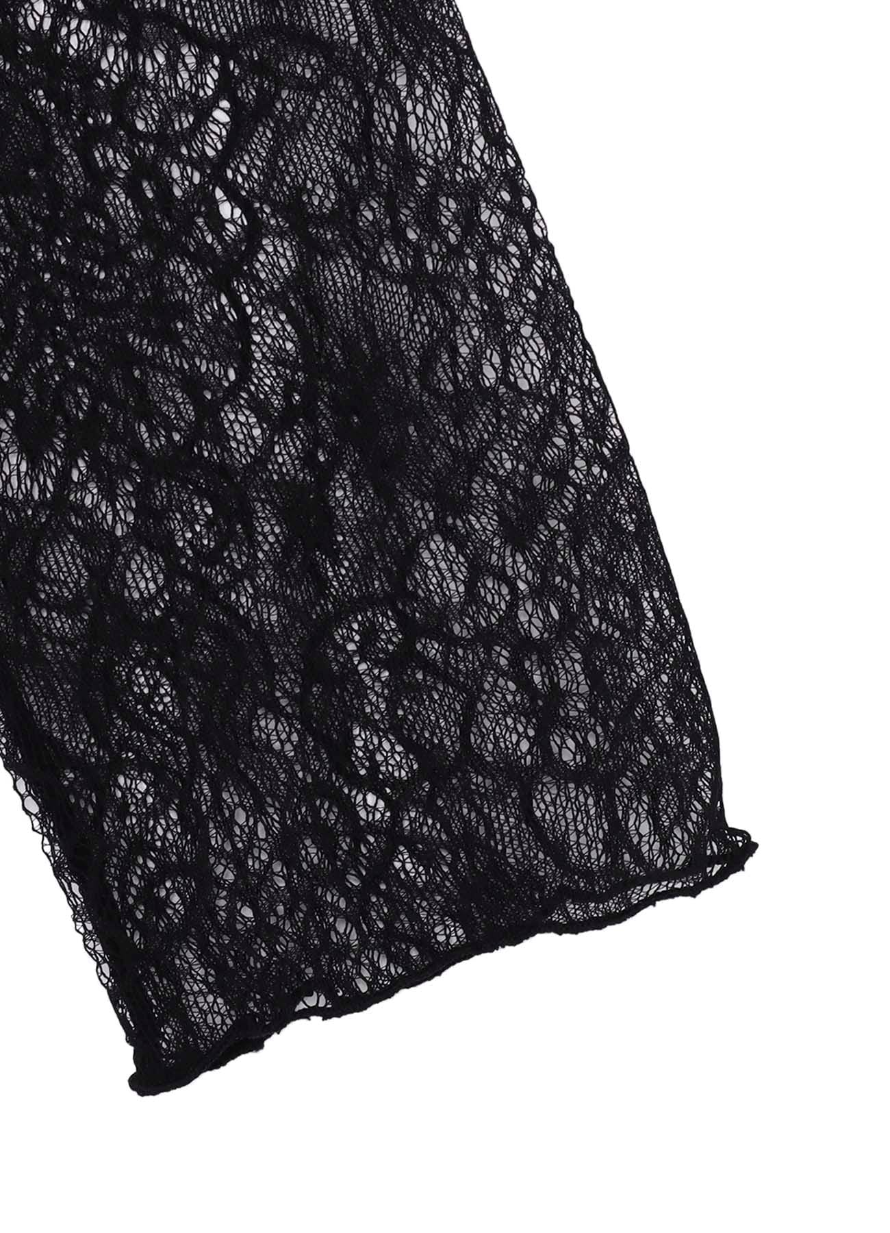 STREACH LACE TURTLENECK