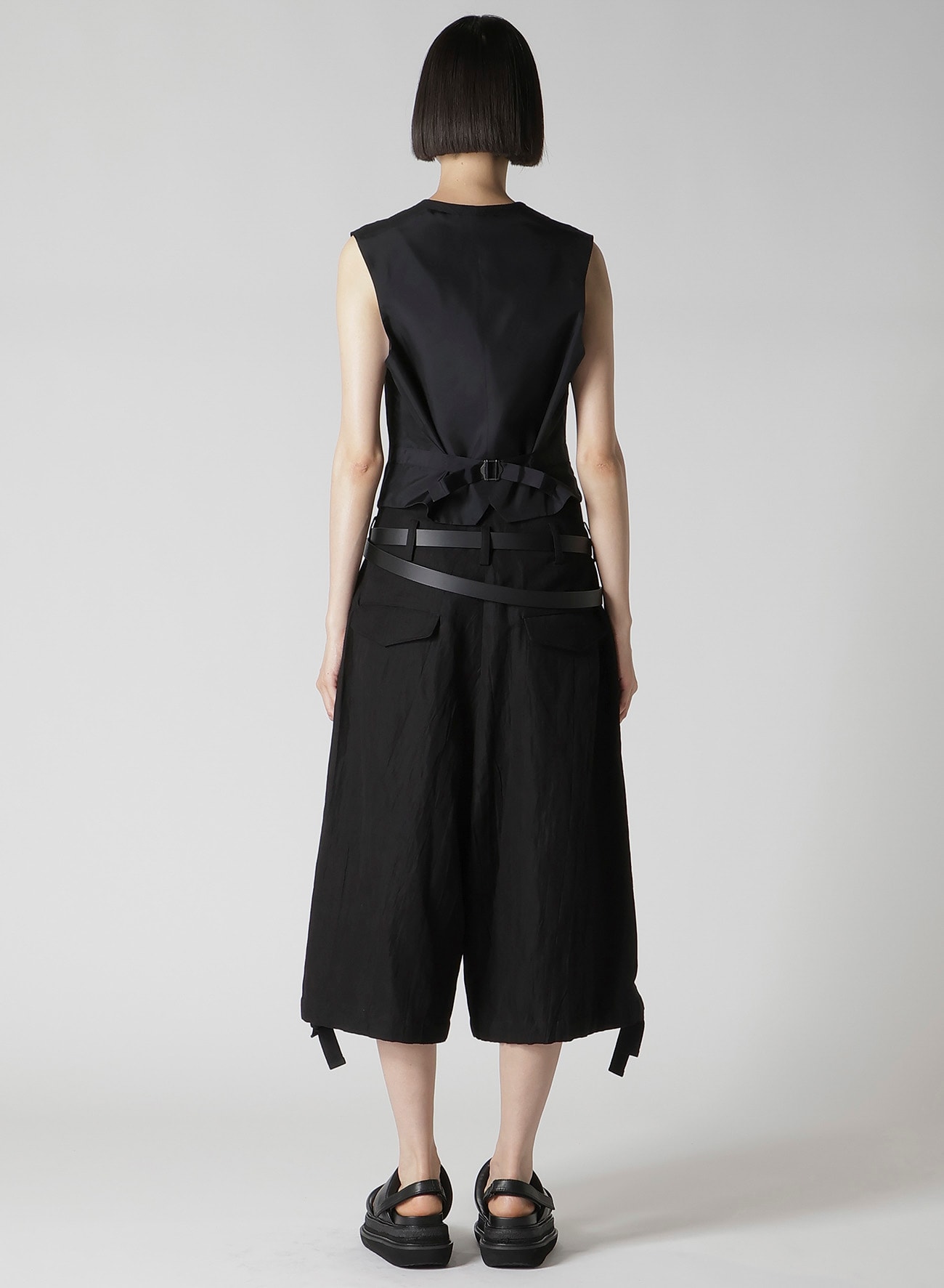 MIXED WEAVE TWILL BASIC VEST