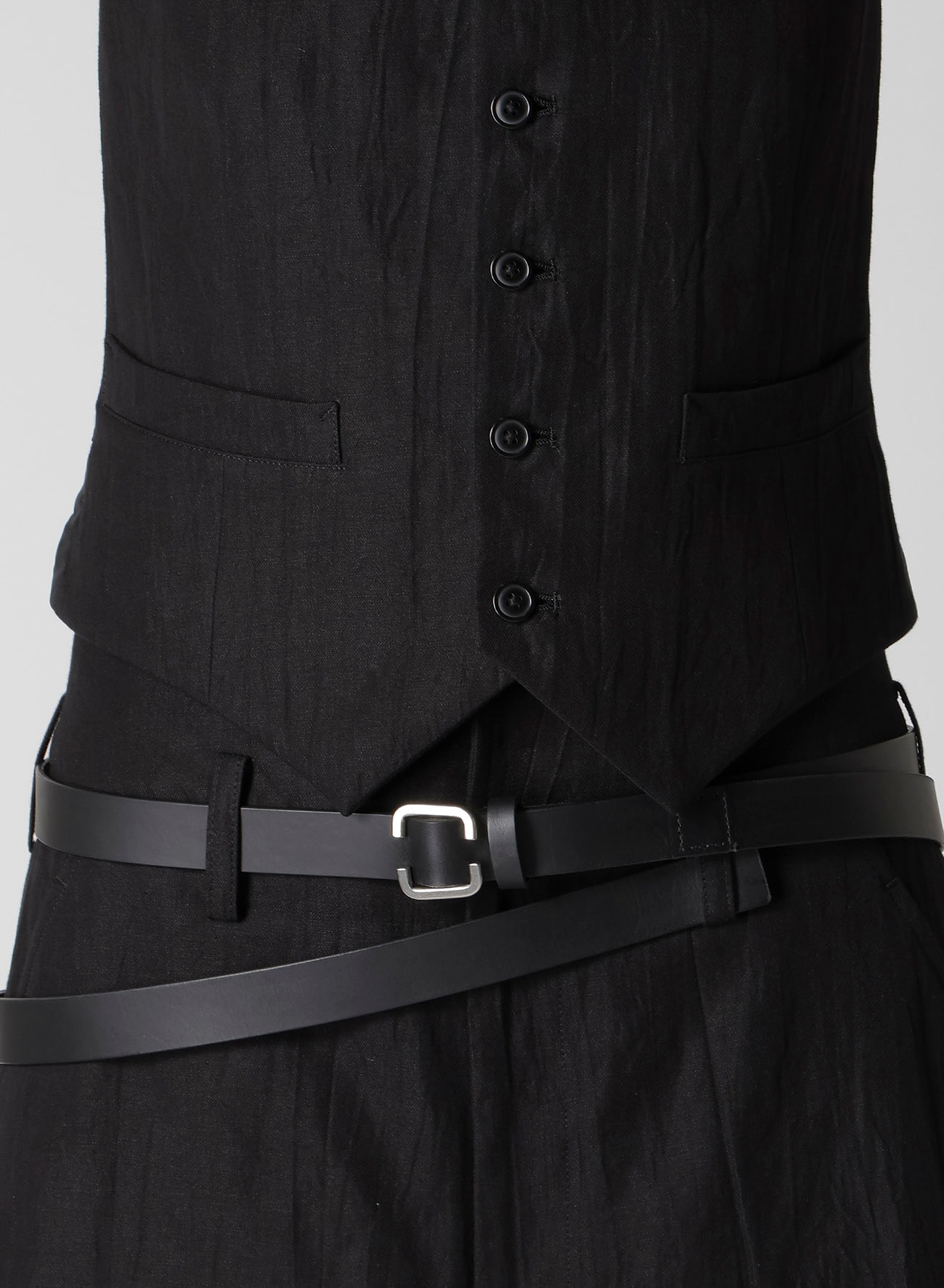 MIXED WEAVE TWILL BASIC VEST