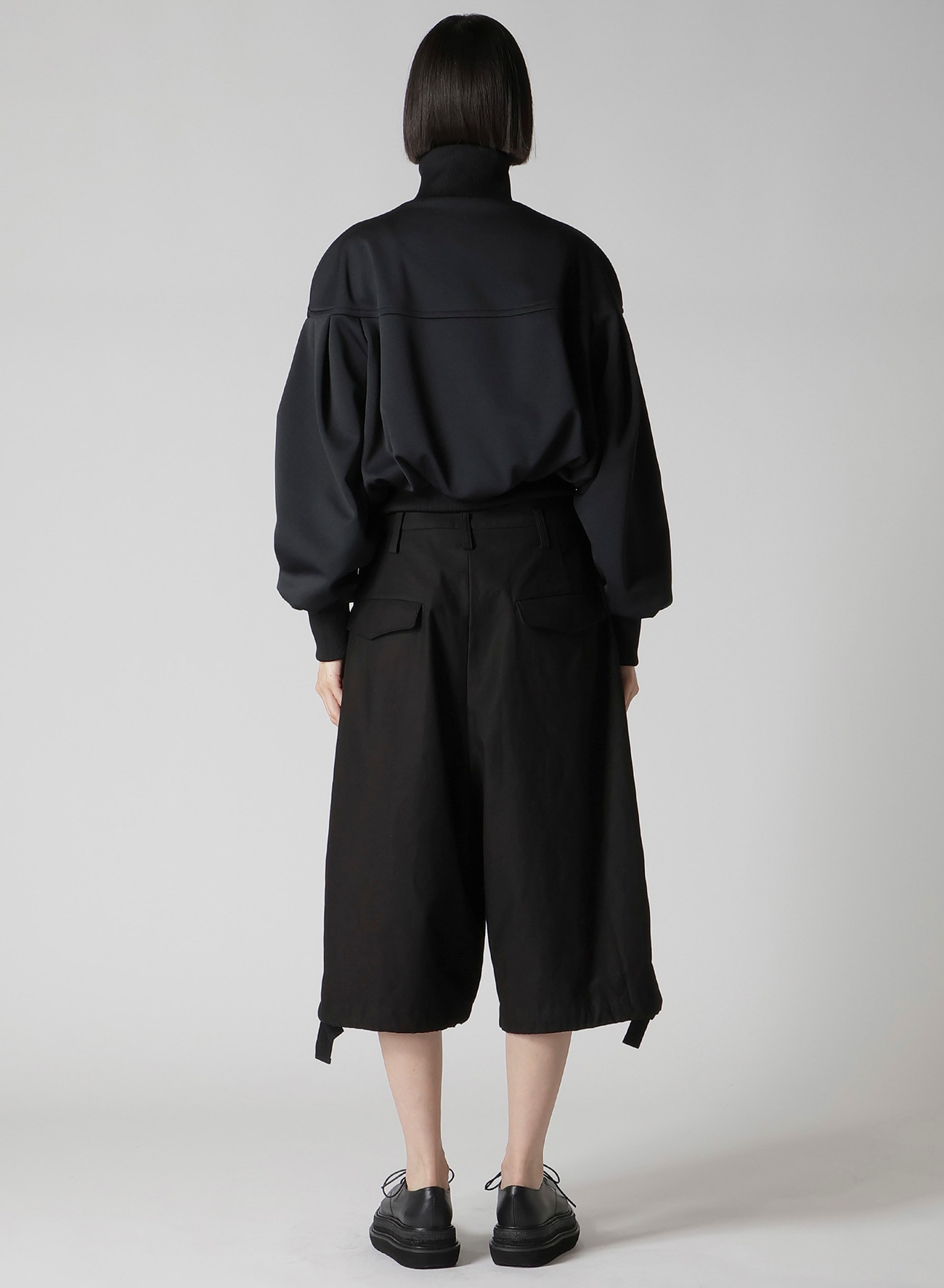 PE INTERLOCK PANELED BLOUSON