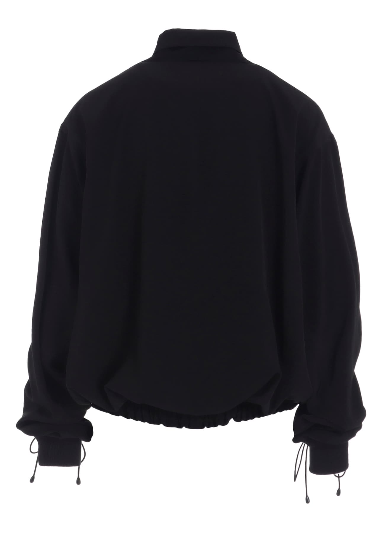 TA/PE CREPE DE CHINE SHIRRING SLEEVE JACKET