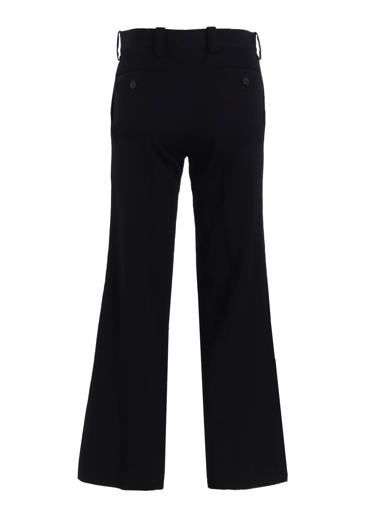 WOOL GABARDINE R-FLARE PANTS
