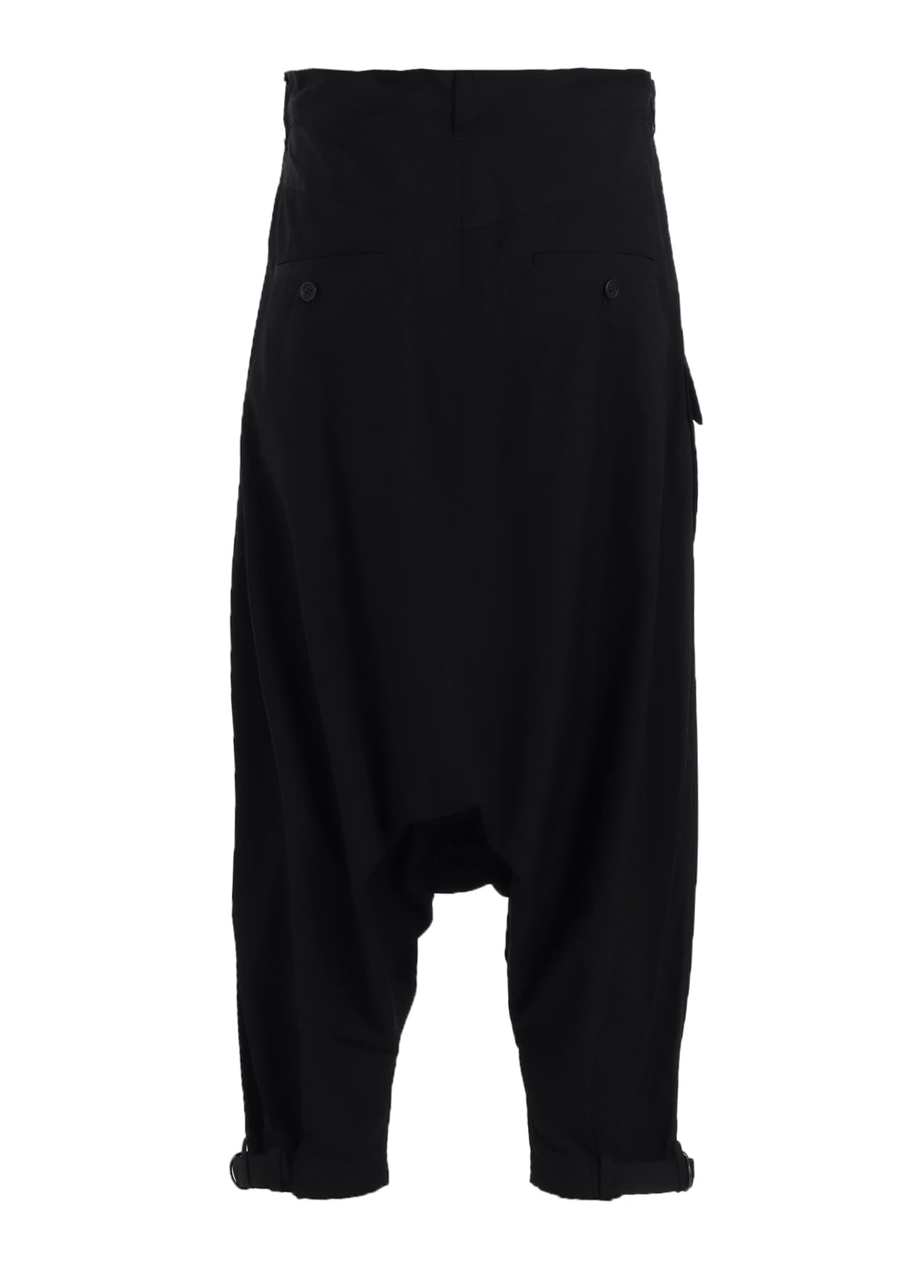 BROAD R-HEM BELTED SAROUEL PANTS