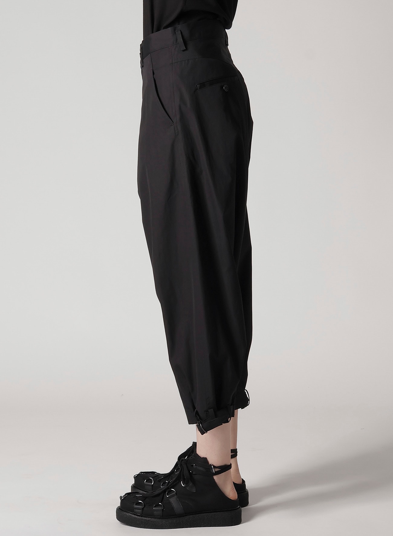 BROAD R-HEM BELTED SAROUEL PANTS