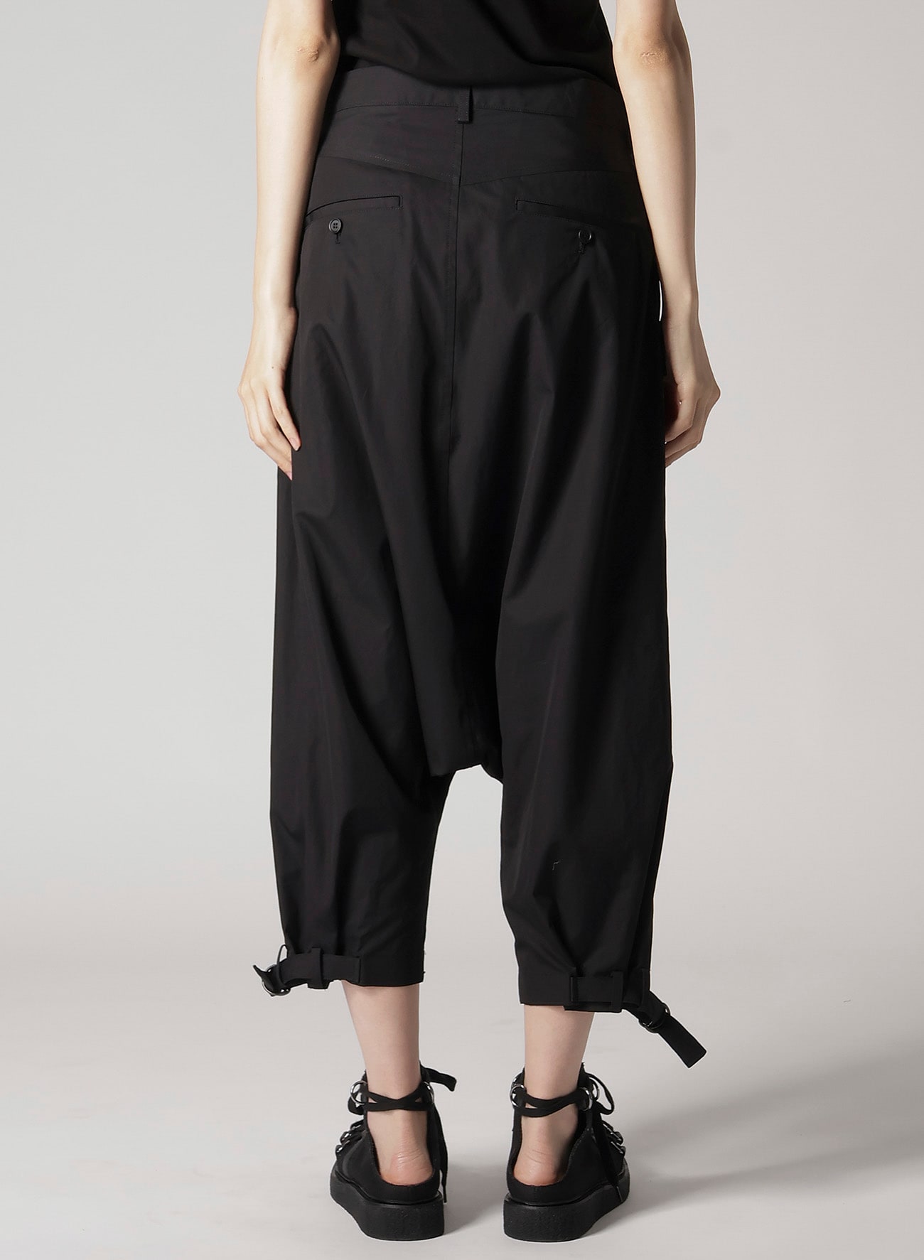 BROAD R-HEM BELTED SAROUEL PANTS