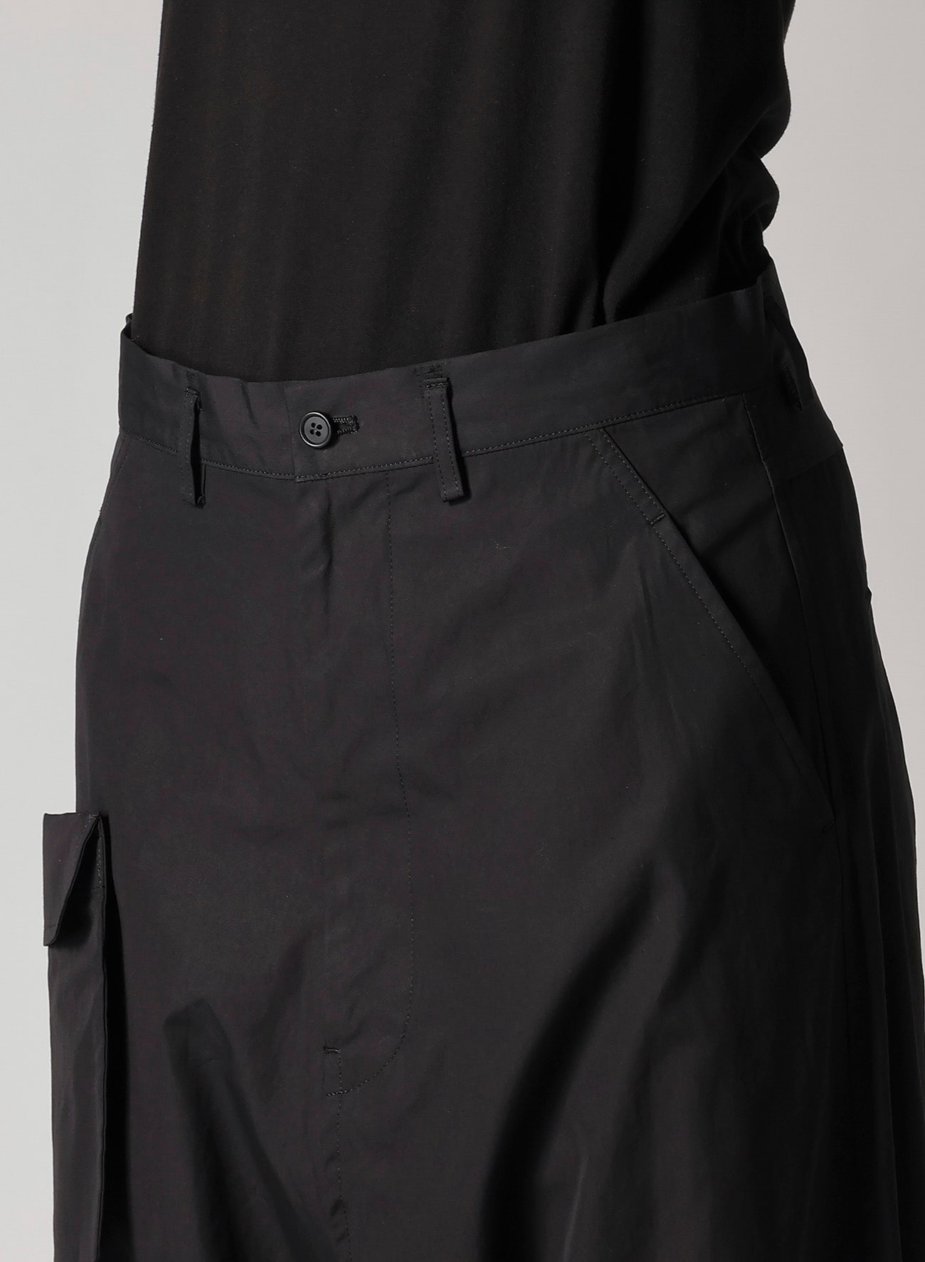 BROAD R-HEM BELTED SAROUEL PANTS