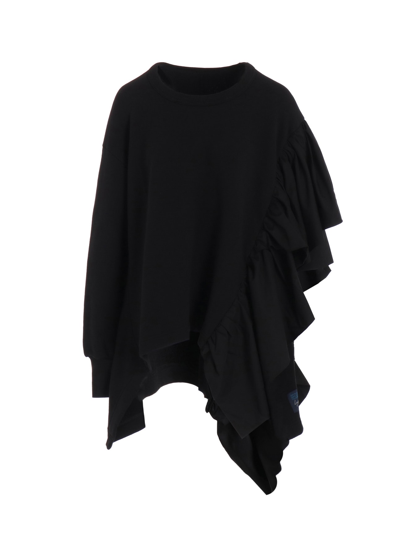 LIY/C FRENCH TERRY R-FRILL SWEAT SHIRT