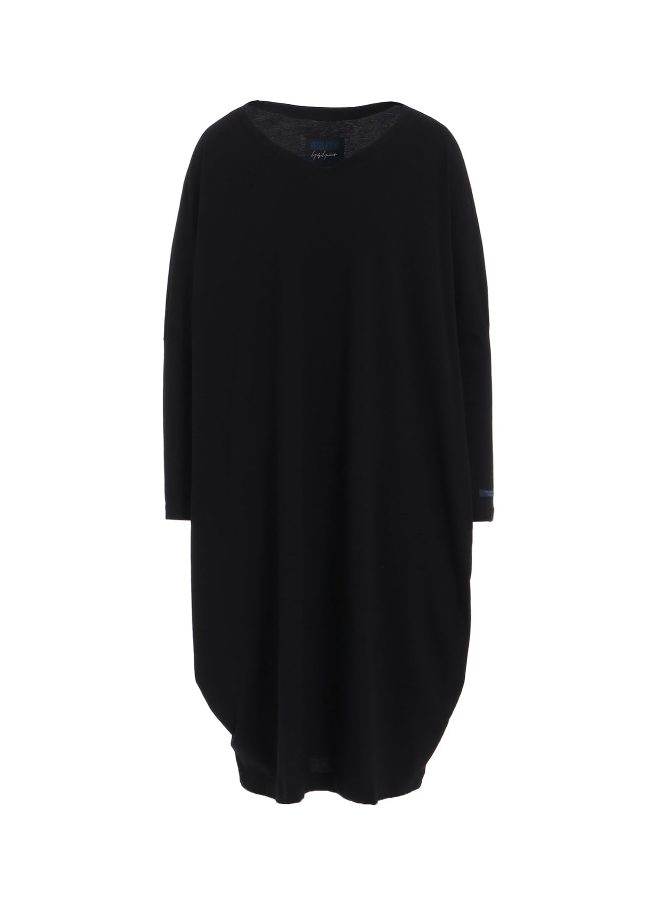 COTTON SINGLE JERSEY R-DOLMAN BIG DRESS