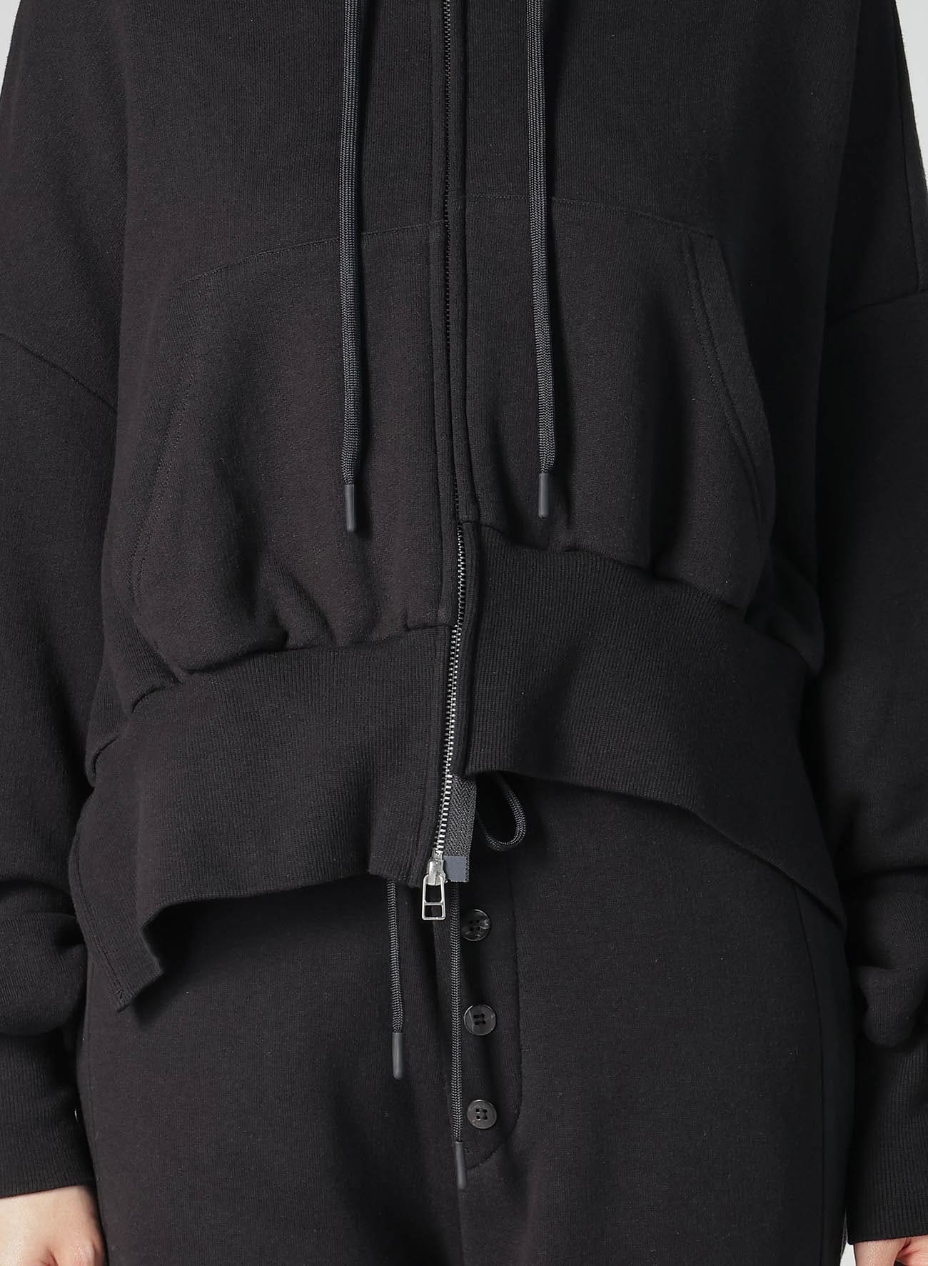 【12/6 10:00 Release】LIY/C FRENCH TERRY R-UNBALANCED HOODY