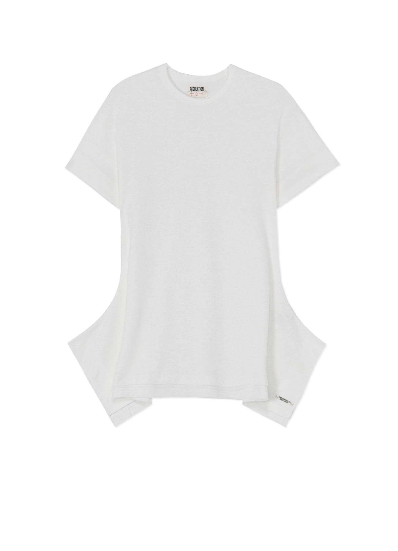 COMBED COTTON JERSEY SIDE FLARE PULLOVER