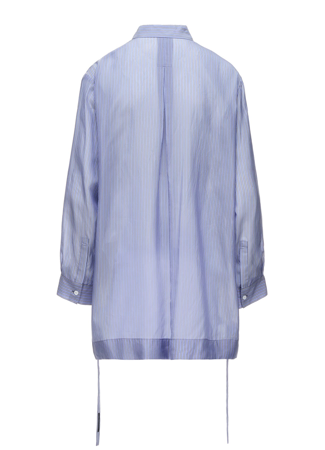 STRIPED GATHERED BLOUSE