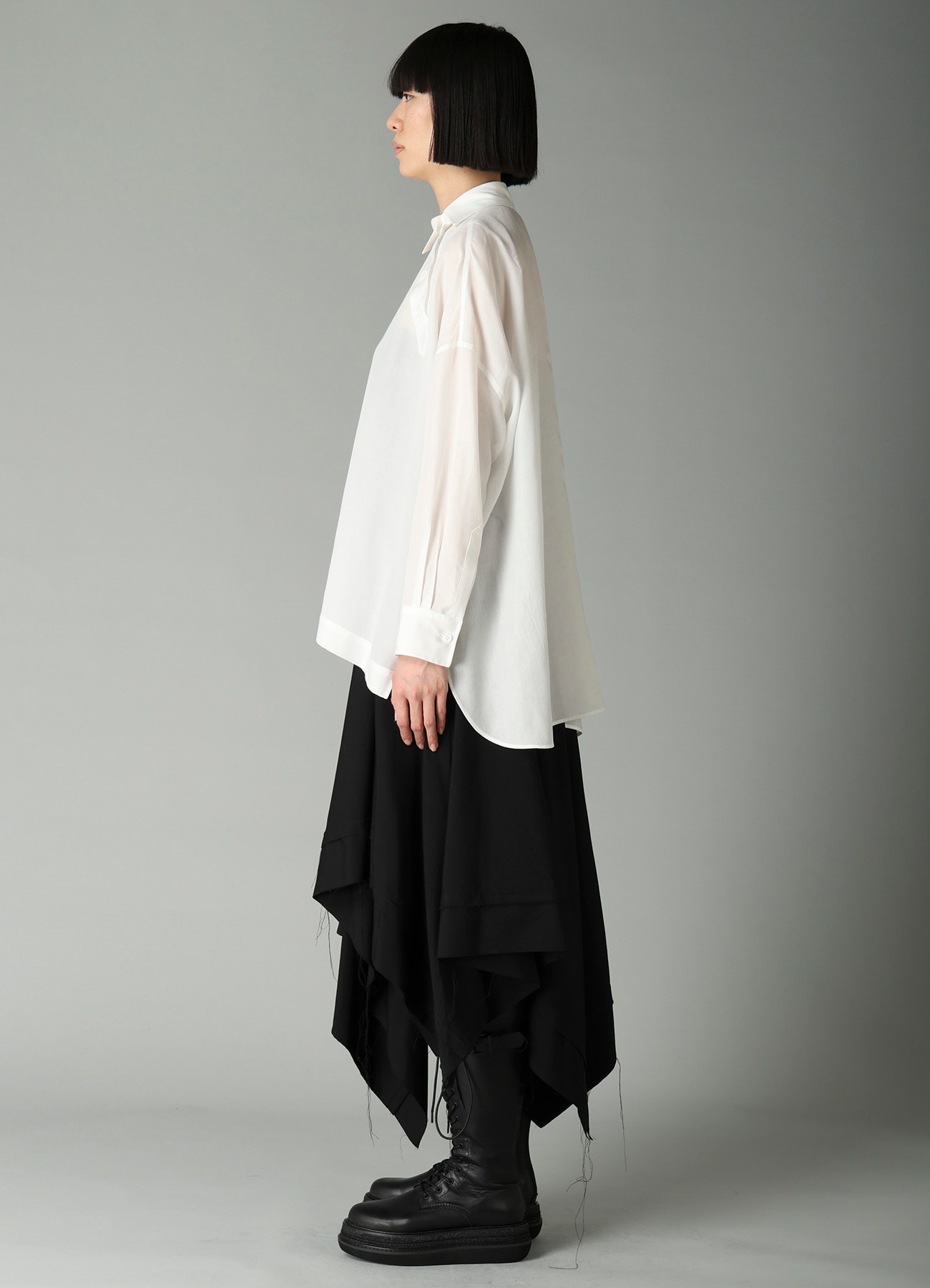 CELLULOSE POPLIN B PULLOVER BLOUSE