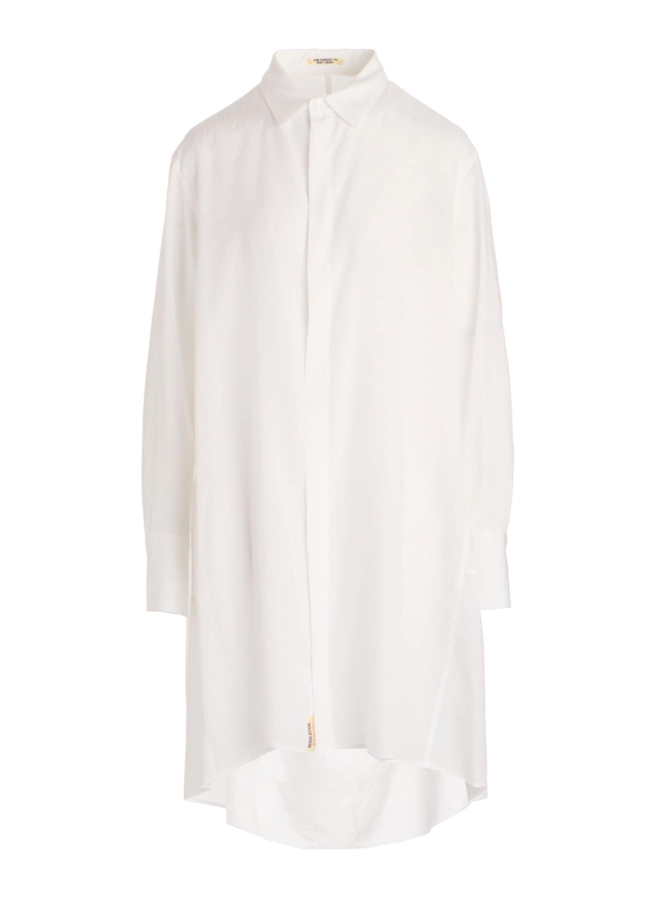 CELLULOSE POPLIN BACK FLARE SHIRT