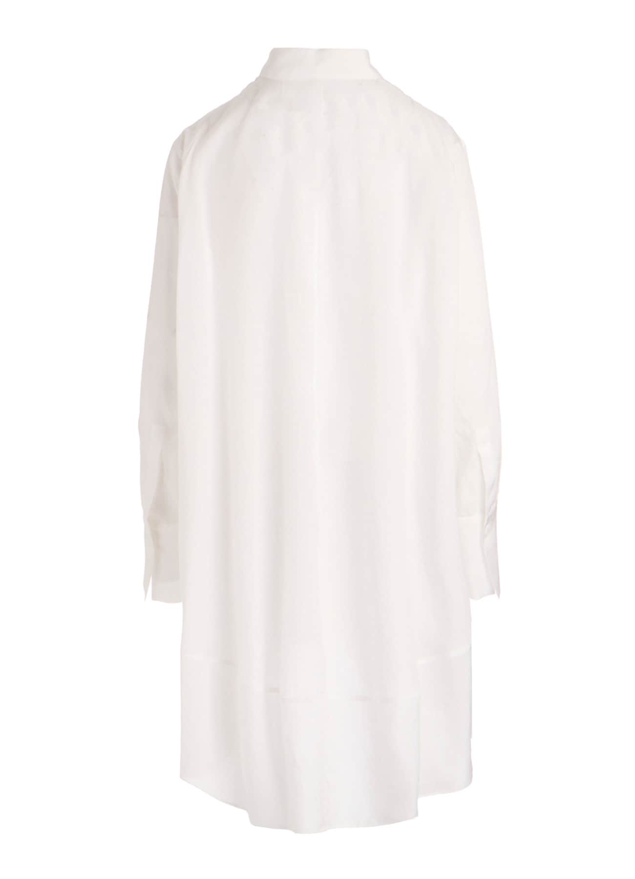 CELLULOSE POPLIN BACK FLARE SHIRT