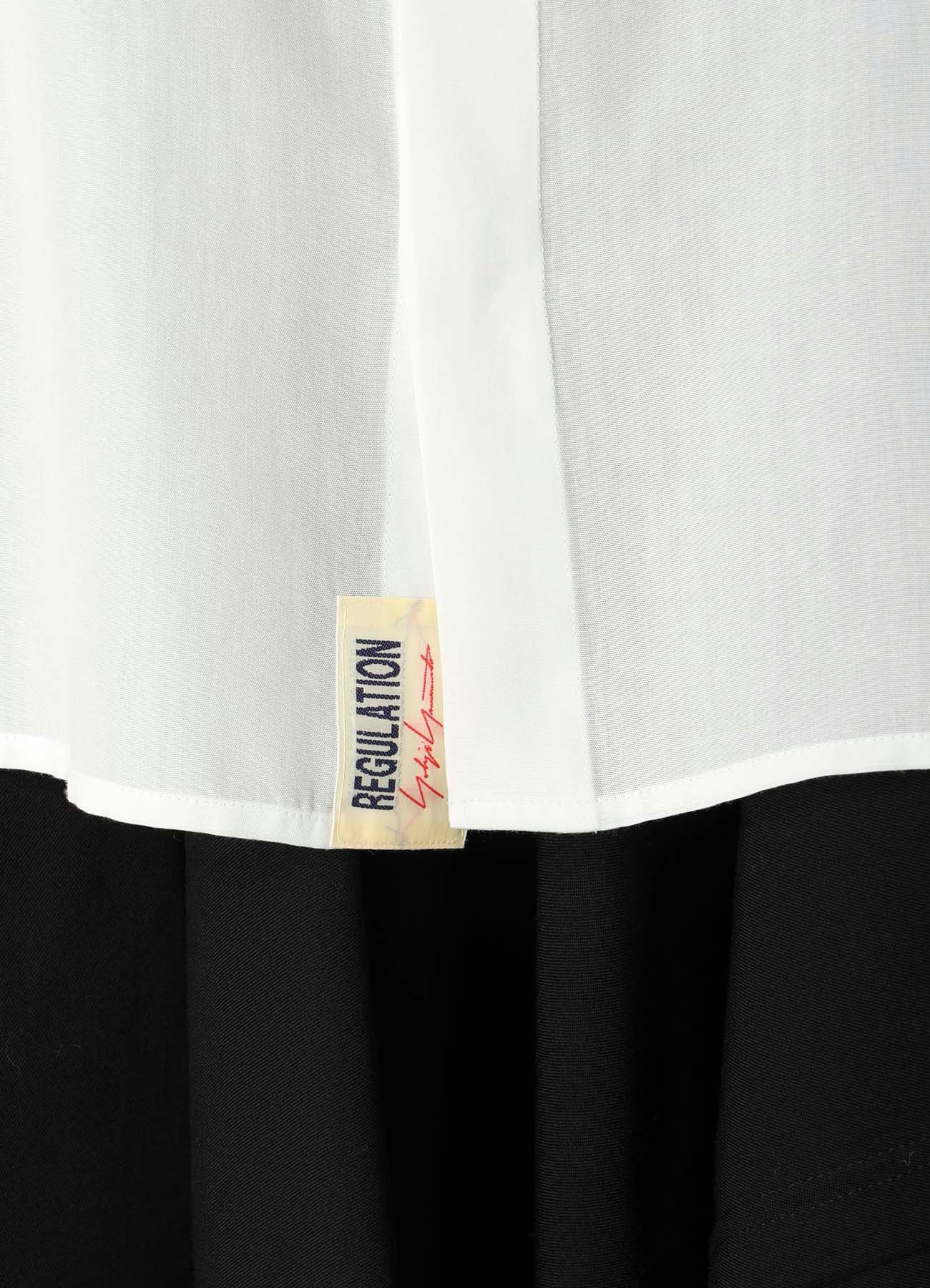 CELLULOSE POPLIN BACK FLARE SHIRT
