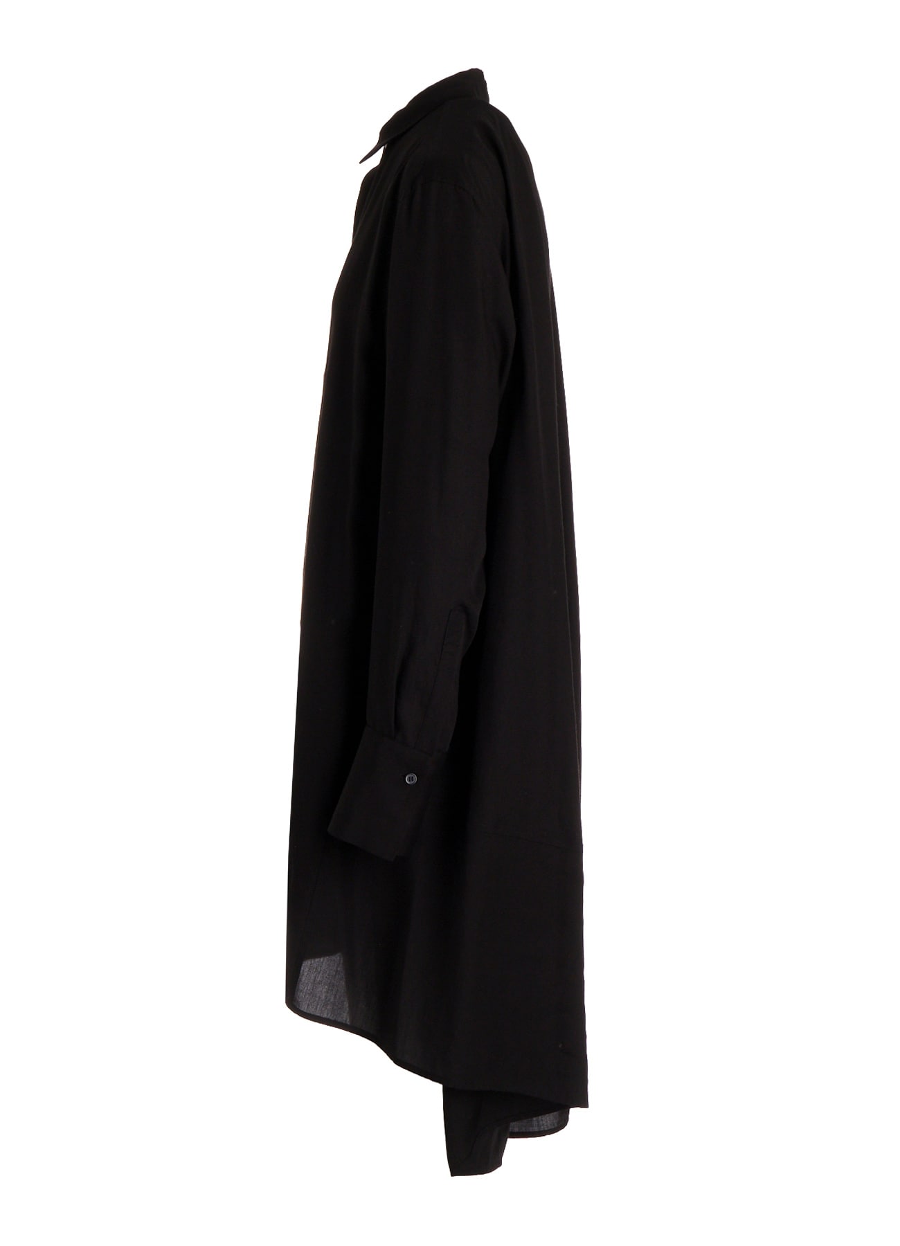 CELLULOSE POPLIN BACK FLARE SHIRT