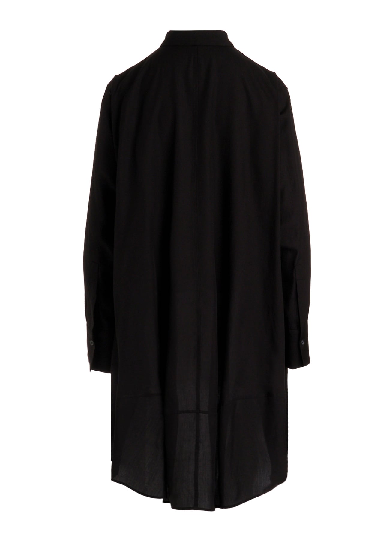CELLULOSE POPLIN BACK FLARE SHIRT