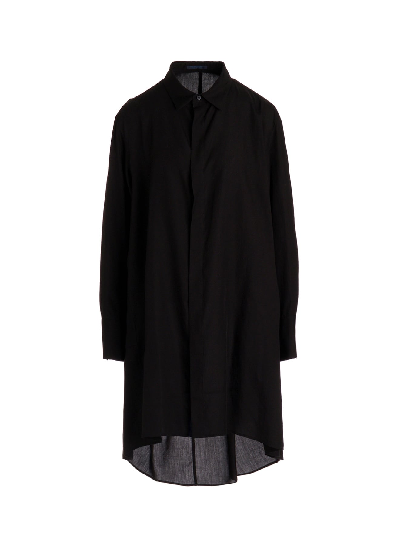 COTTON SINGLE JERSEY BINDER SHORT SLV T(S Black): Yohji Yamamoto