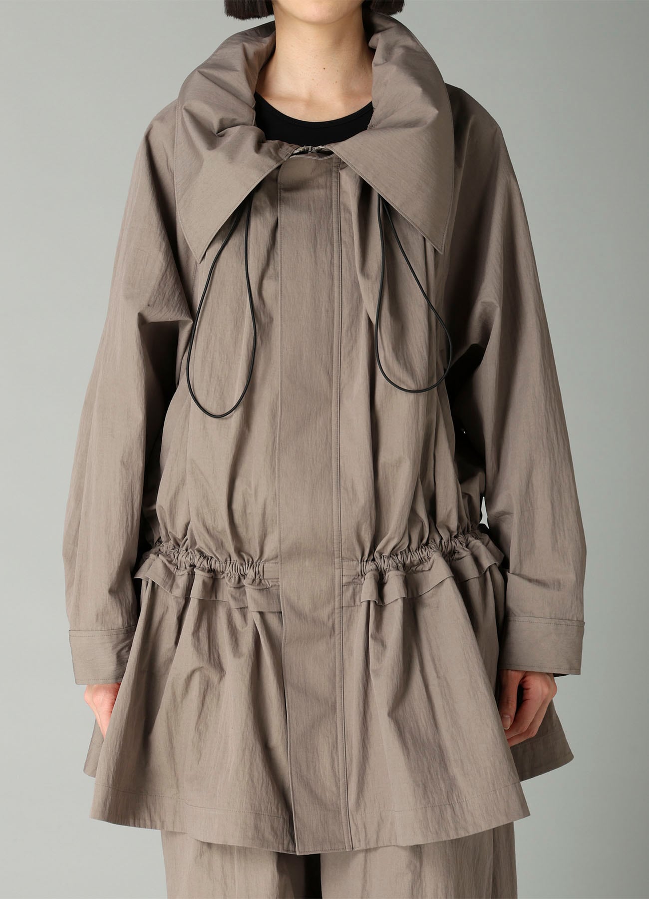 C/Ny WEATHER DRAWSTRING COAT