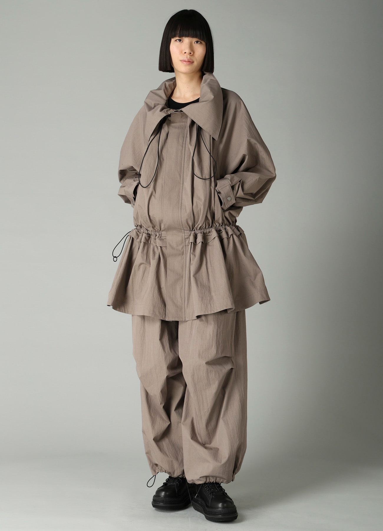 C/Ny WEATHER DRAWSTRING COAT