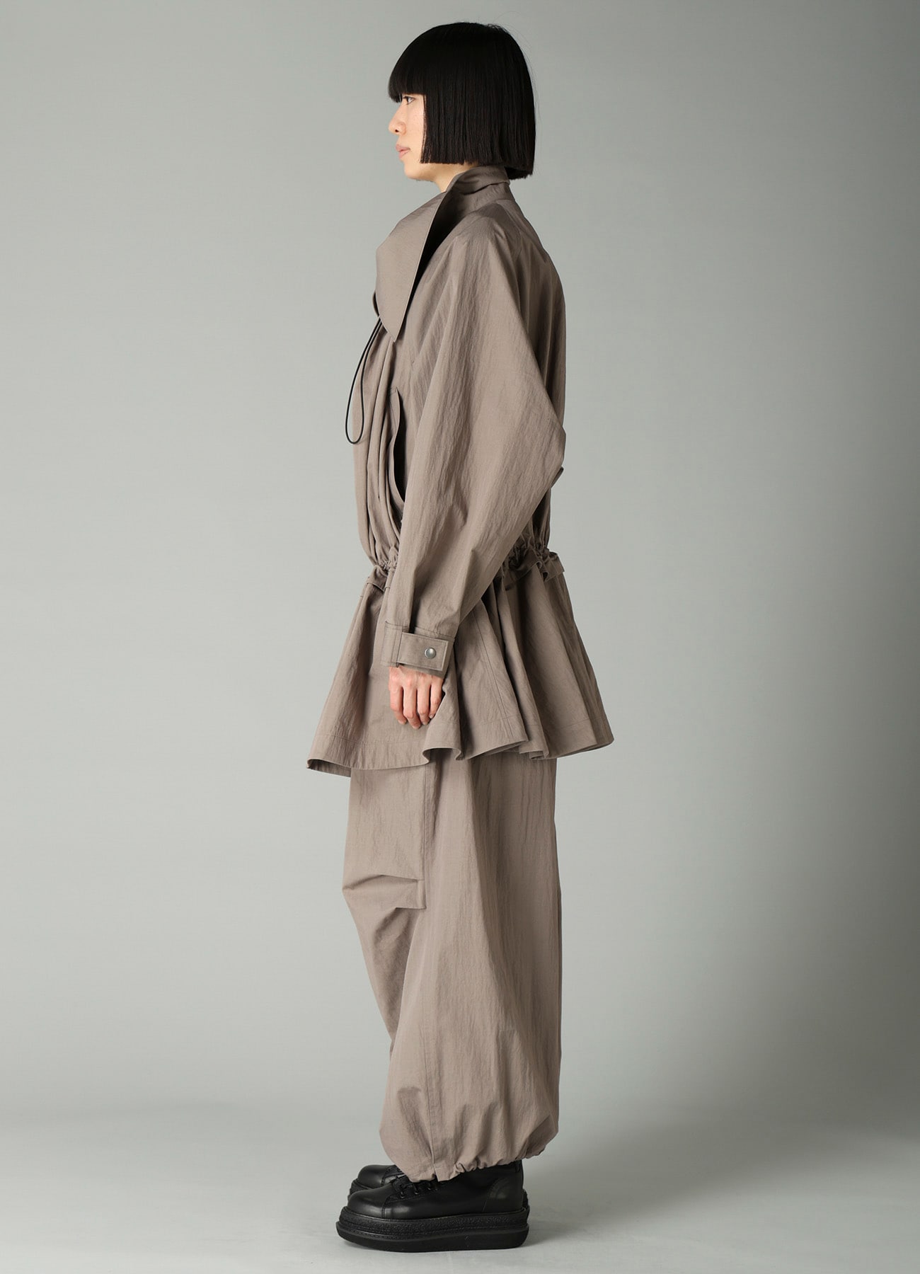 C/Ny WEATHER DRAWSTRING COAT